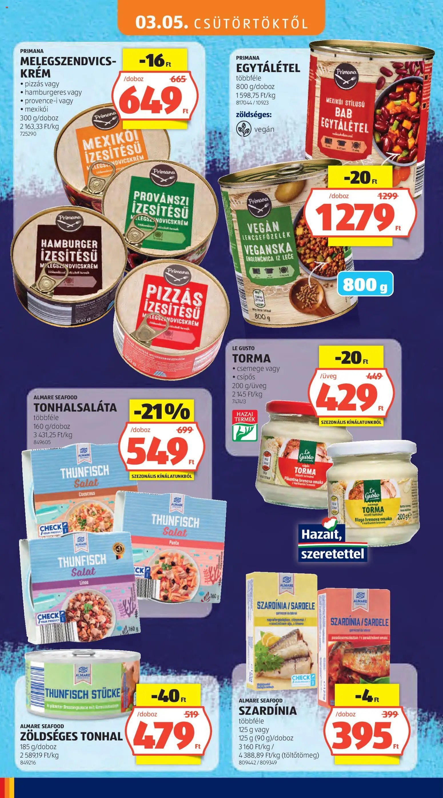 Aldi újság 2026.03.05. Aldi Tartós árcsökkentés flyer (2026-03-05 - 2026-03-11)