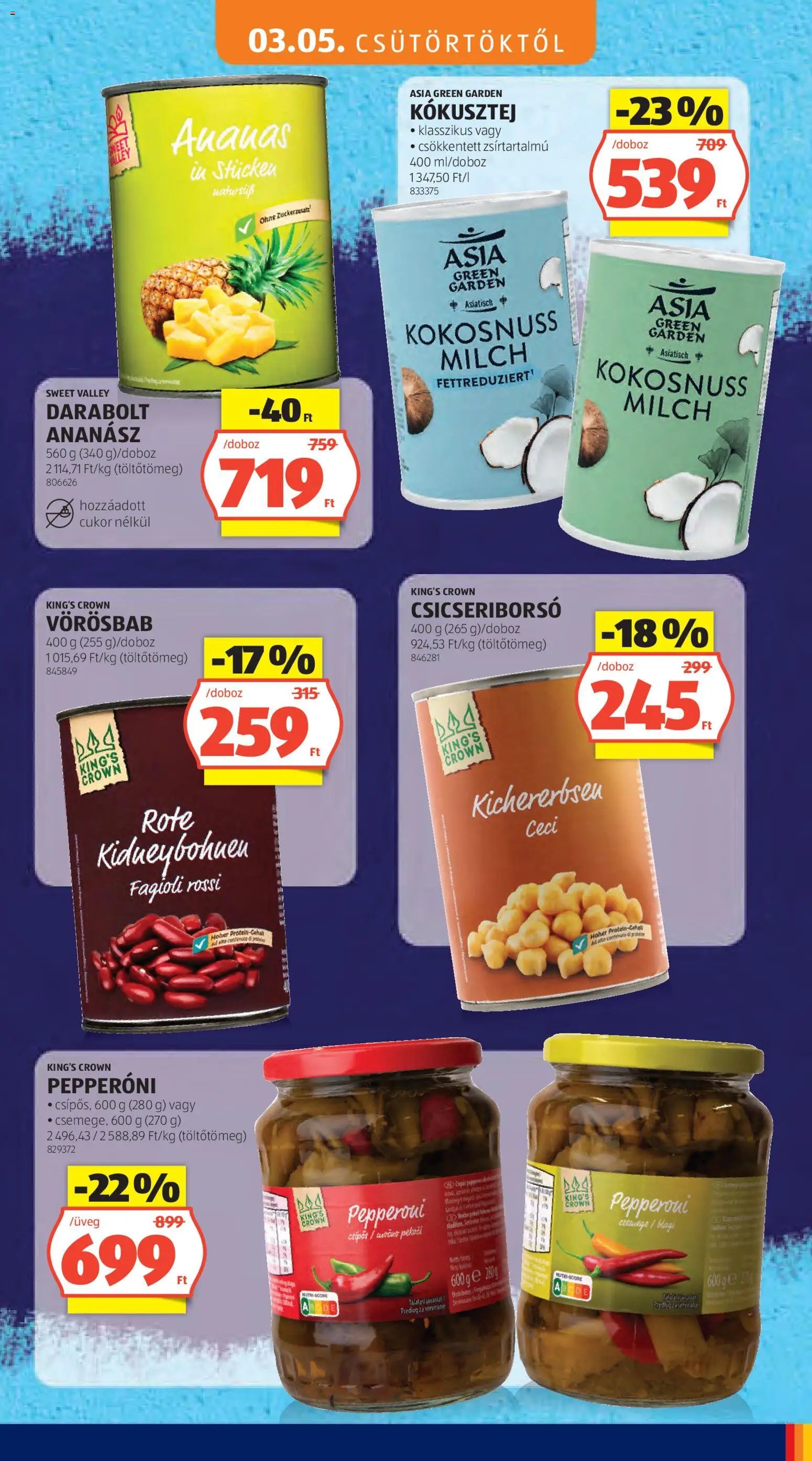 Aldi újság 2026.03.05. Aldi Tartós árcsökkentés flyer (2026-03-05 - 2026-03-11)