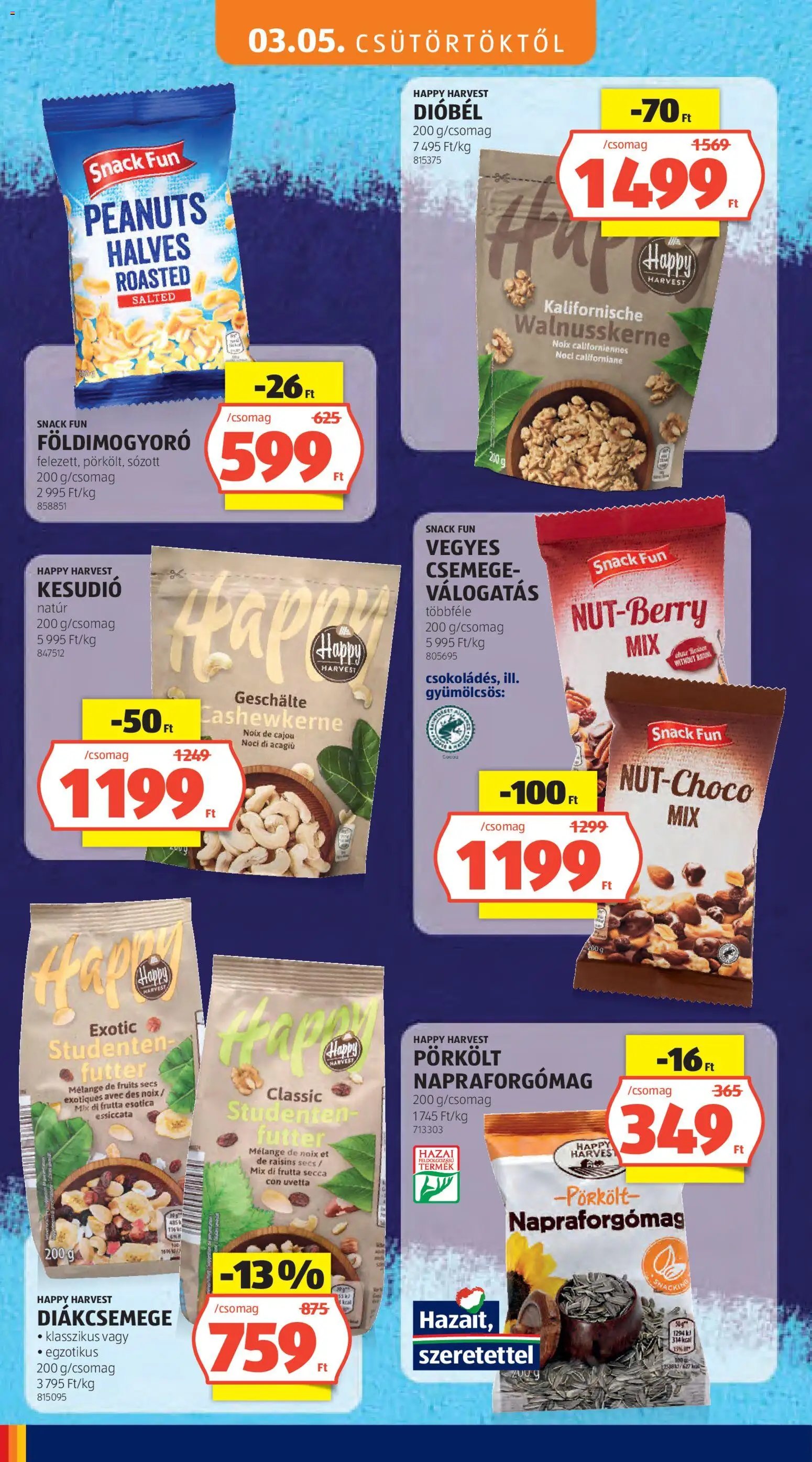 Aldi újság 2026.03.05. Aldi Tartós árcsökkentés flyer (2026-03-05 - 2026-03-11)