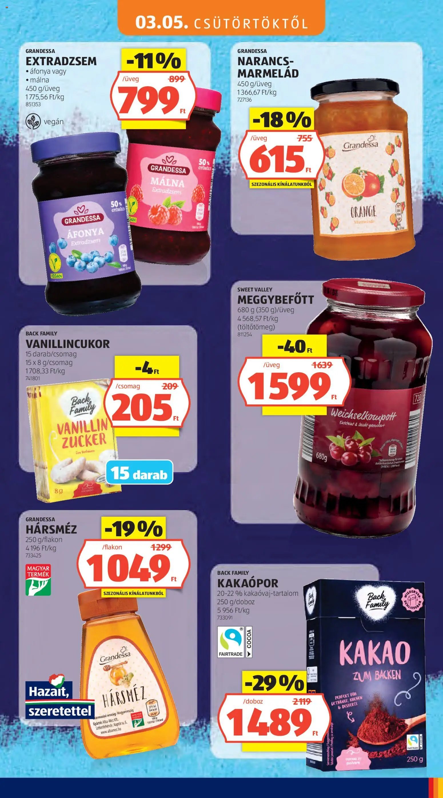 Aldi újság 2026.03.05. Aldi Tartós árcsökkentés flyer (2026-03-05 - 2026-03-11)