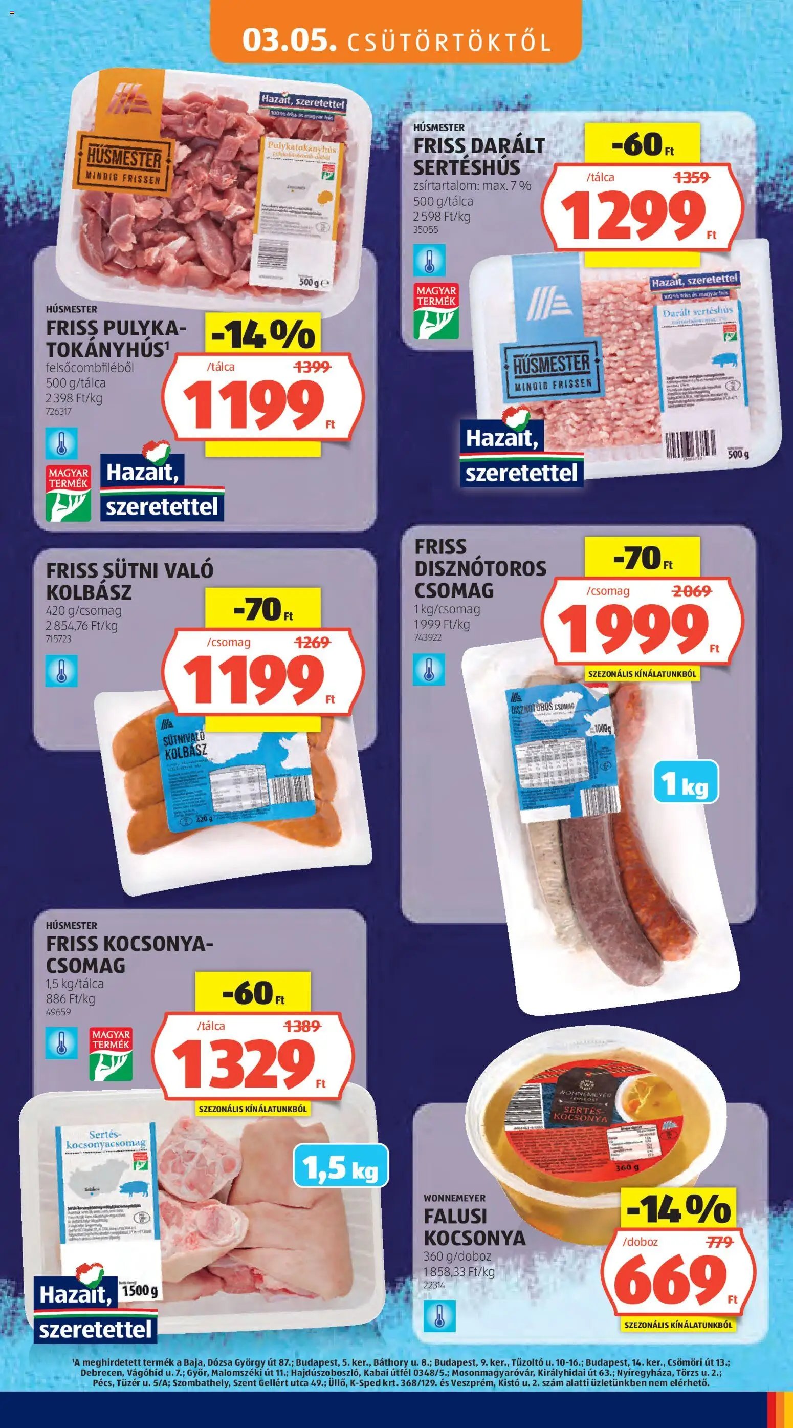 Aldi újság 2026.03.05. Aldi Tartós árcsökkentés flyer (2026-03-05 - 2026-03-11)