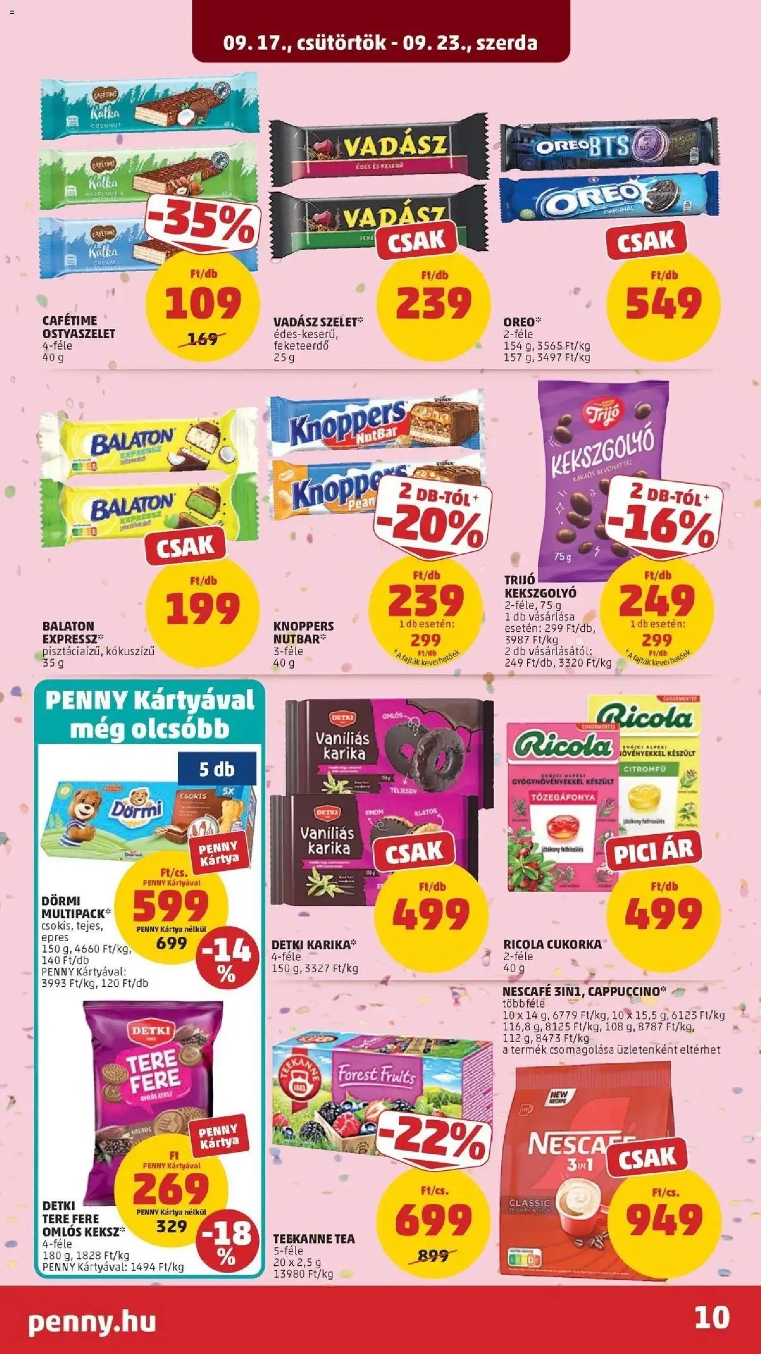 PENNY újság 2026.09.17. PENNY aktuális akciós újság