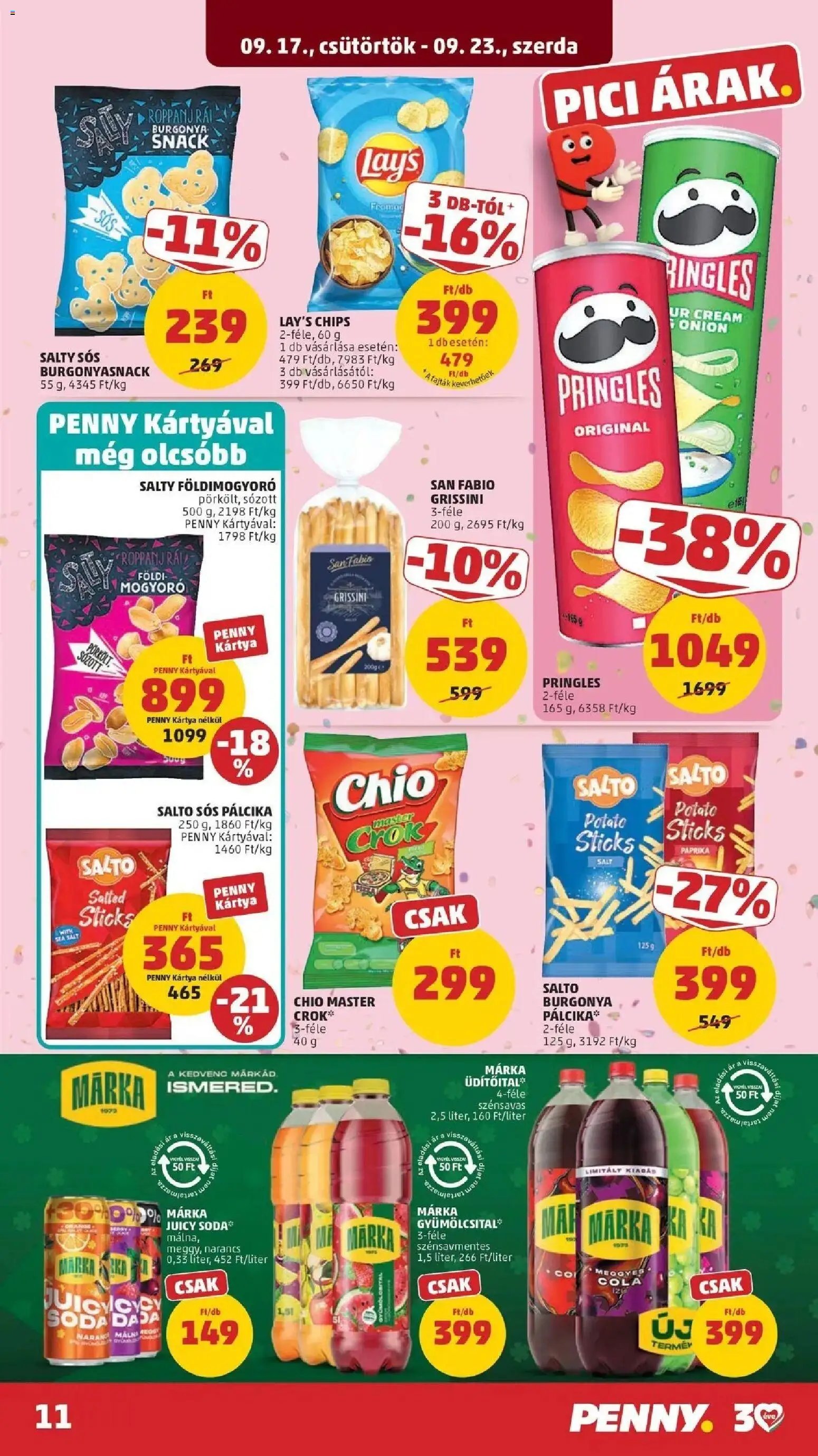 PENNY újság 2026.09.17. PENNY aktuális akciós újság