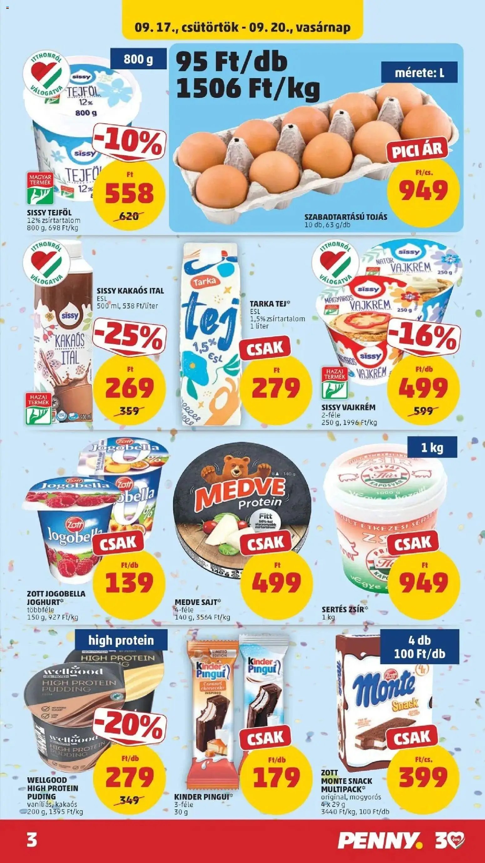 PENNY újság 2026.09.17. PENNY aktuális akciós újság