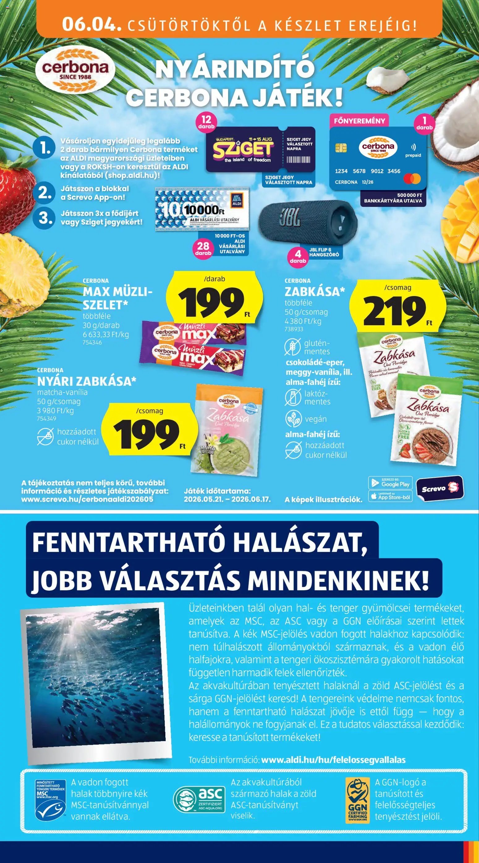 Aldi újság 2026.06.04. Aldi akciós újság
