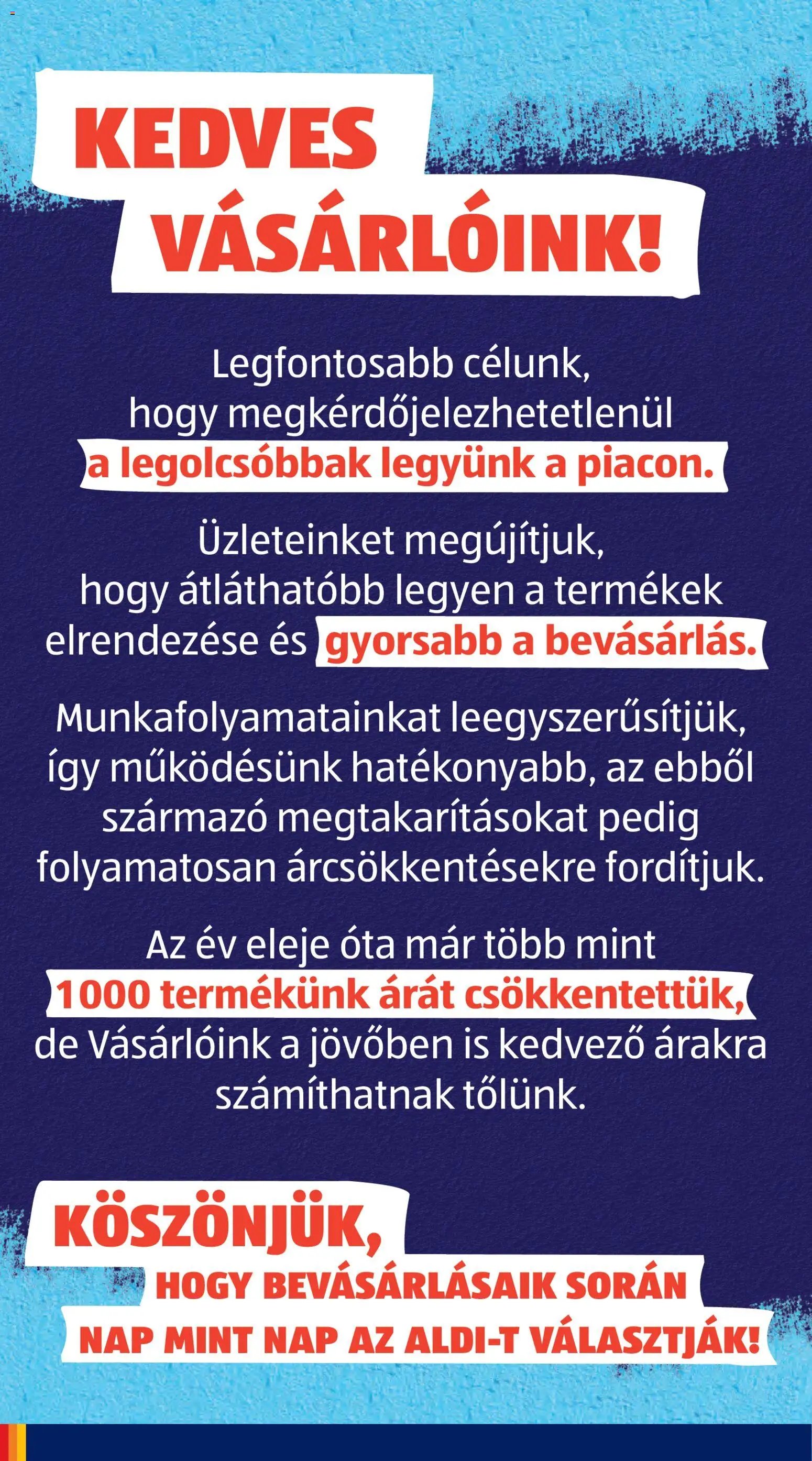 Aldi újság 2026.06.04. Aldi akciós újság