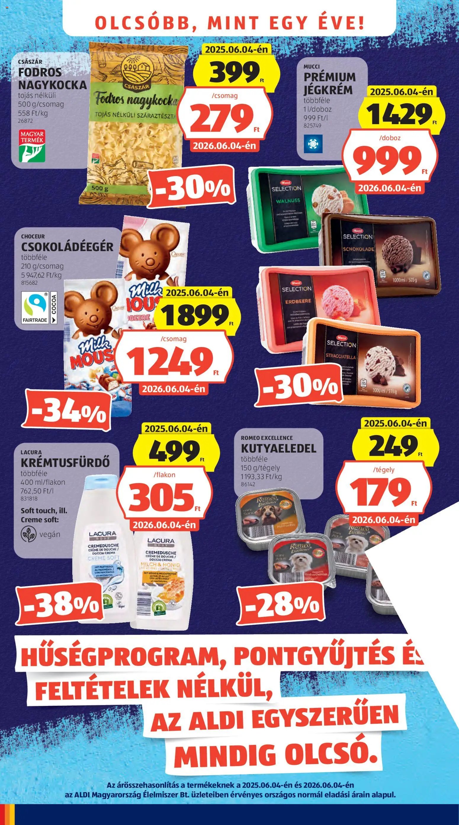 Aldi újság 2026.06.04. Aldi akciós újság