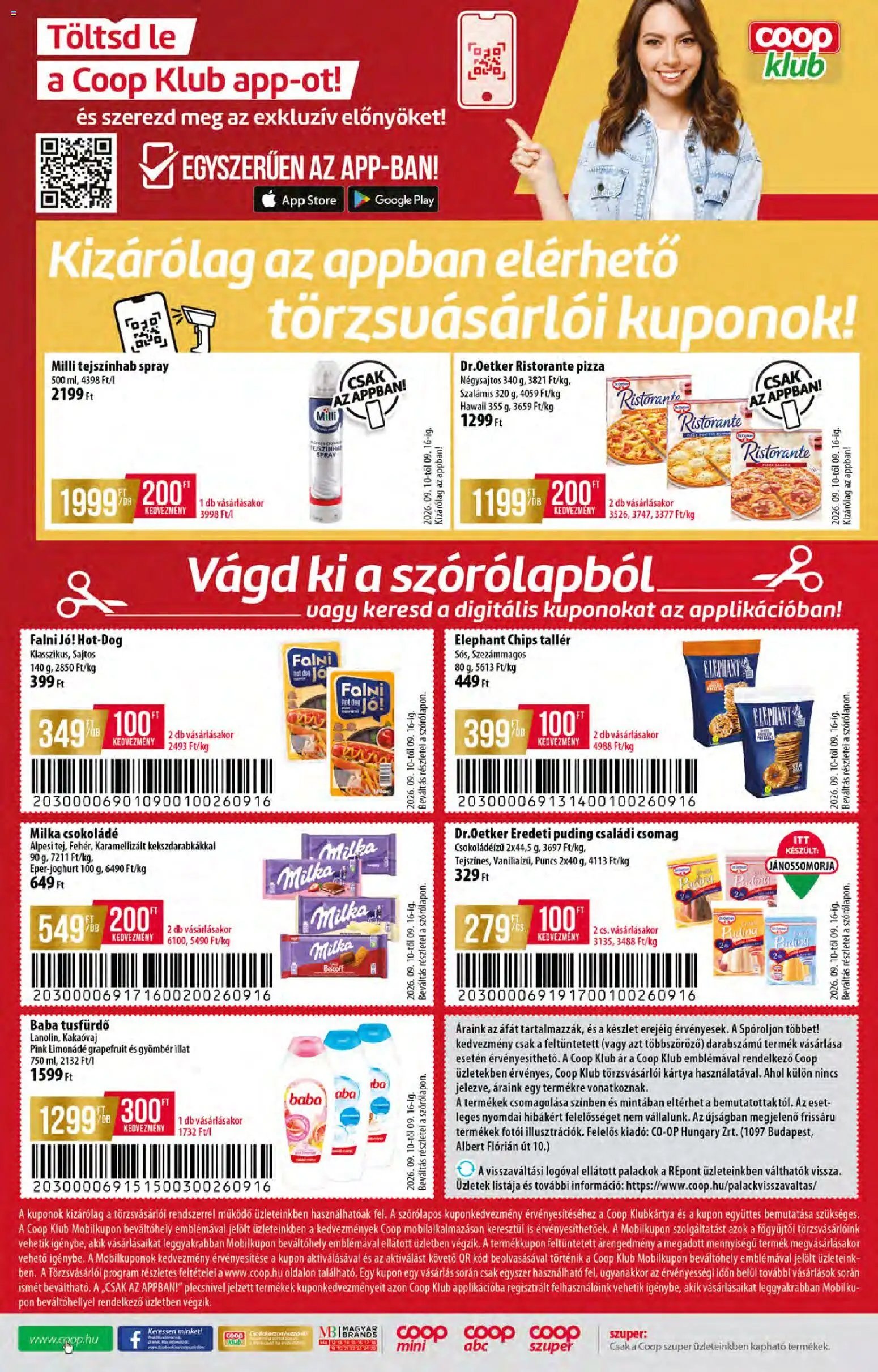 COOP újság 2026.09.10. COOP - Szuper Plusz / Tisza