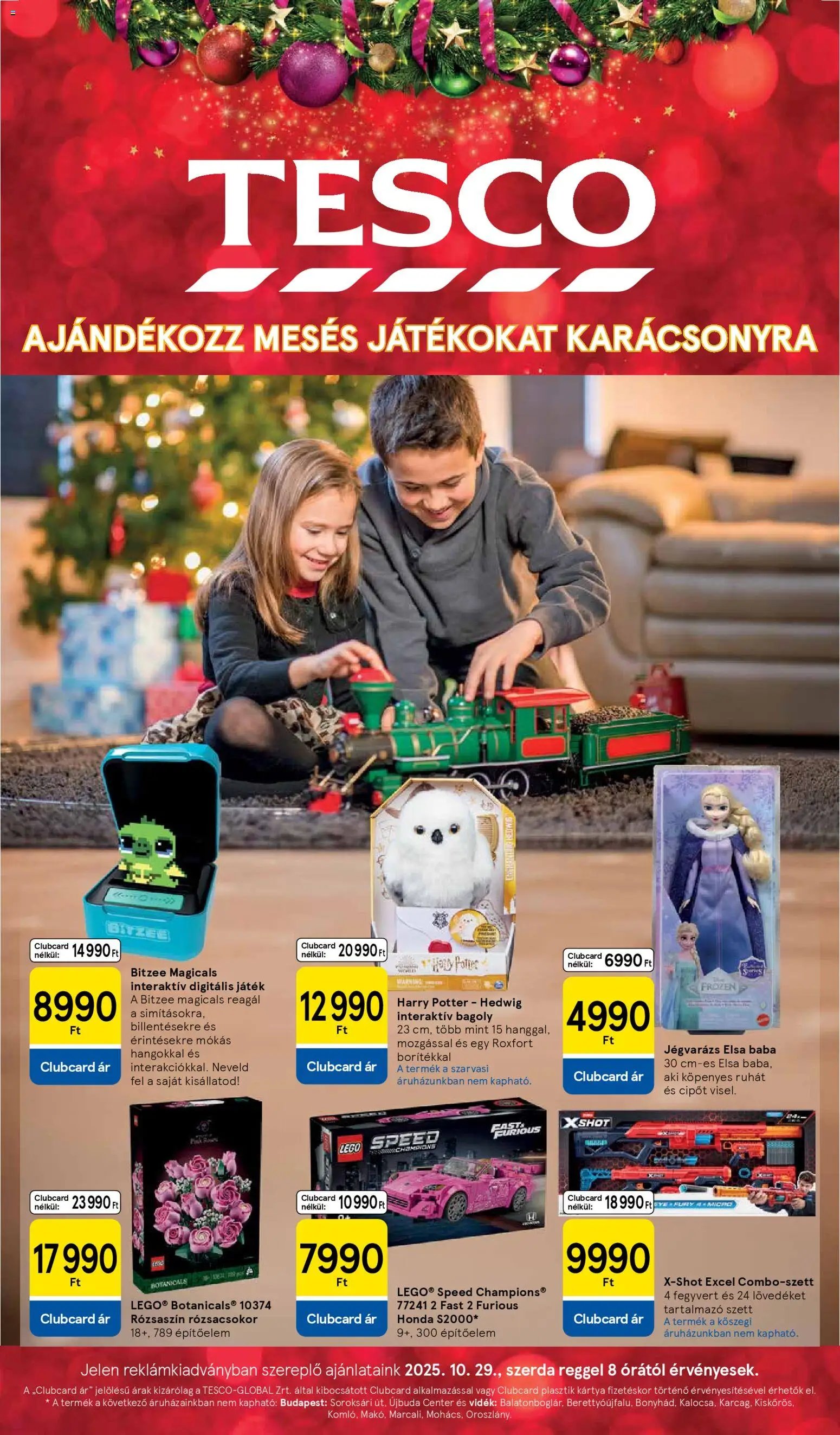 Tesco újság 2025.10.29. Karácsonyi katalógus (2025-10-29)