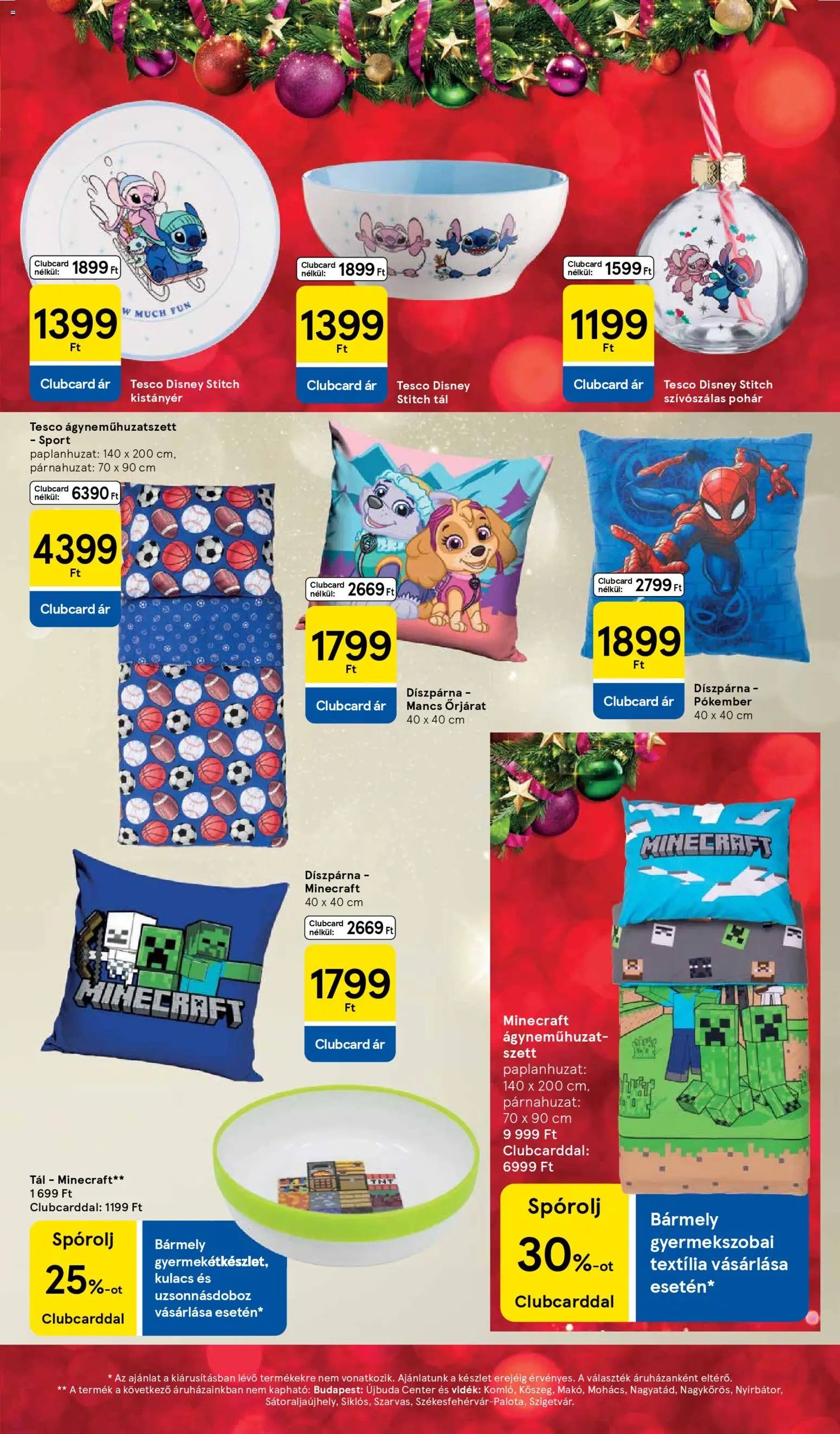 Tesco újság 2025.10.29. Karácsonyi katalógus (2025-10-29)
