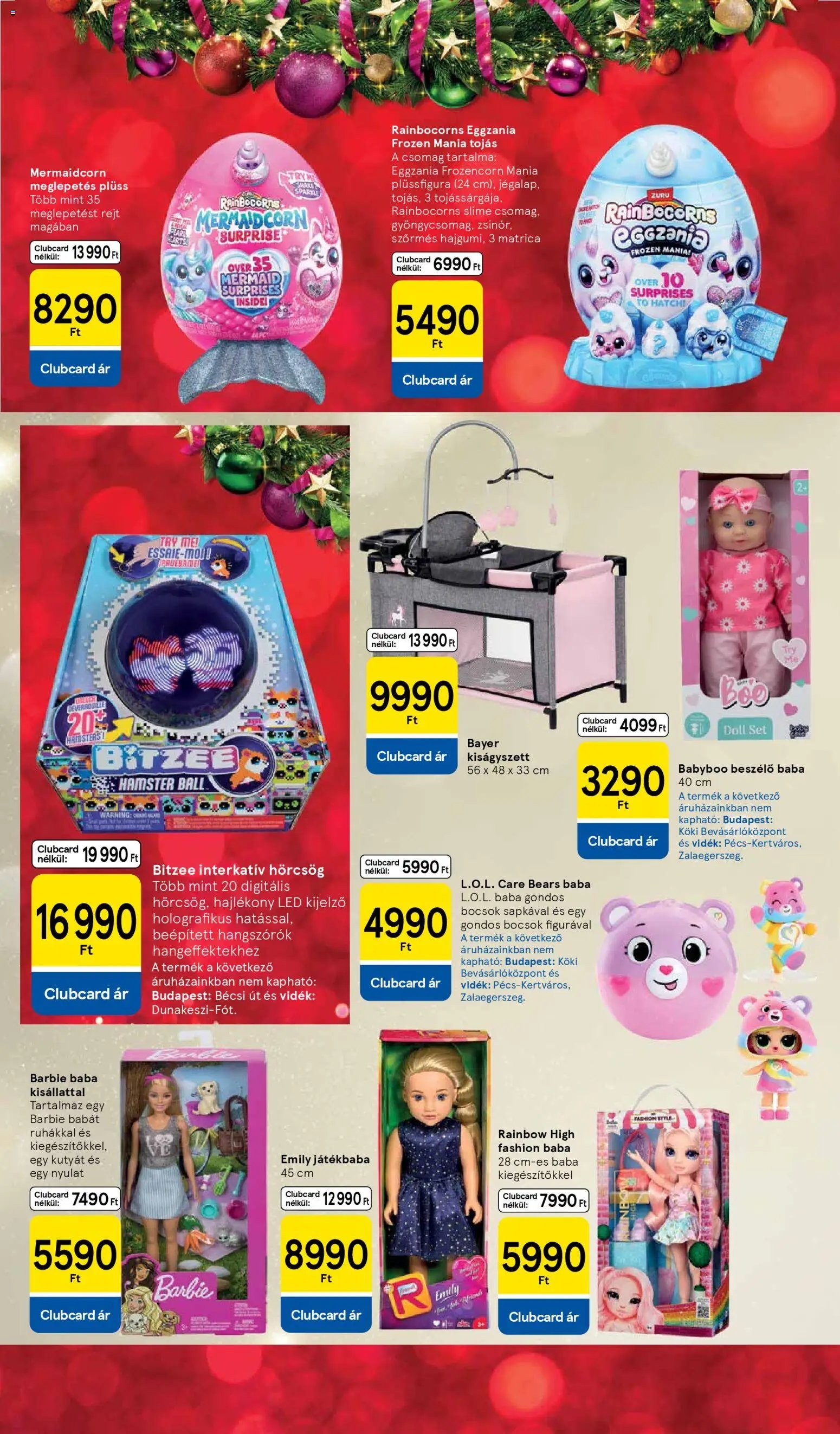 Tesco újság 2025.10.29. Karácsonyi katalógus (2025-10-29)