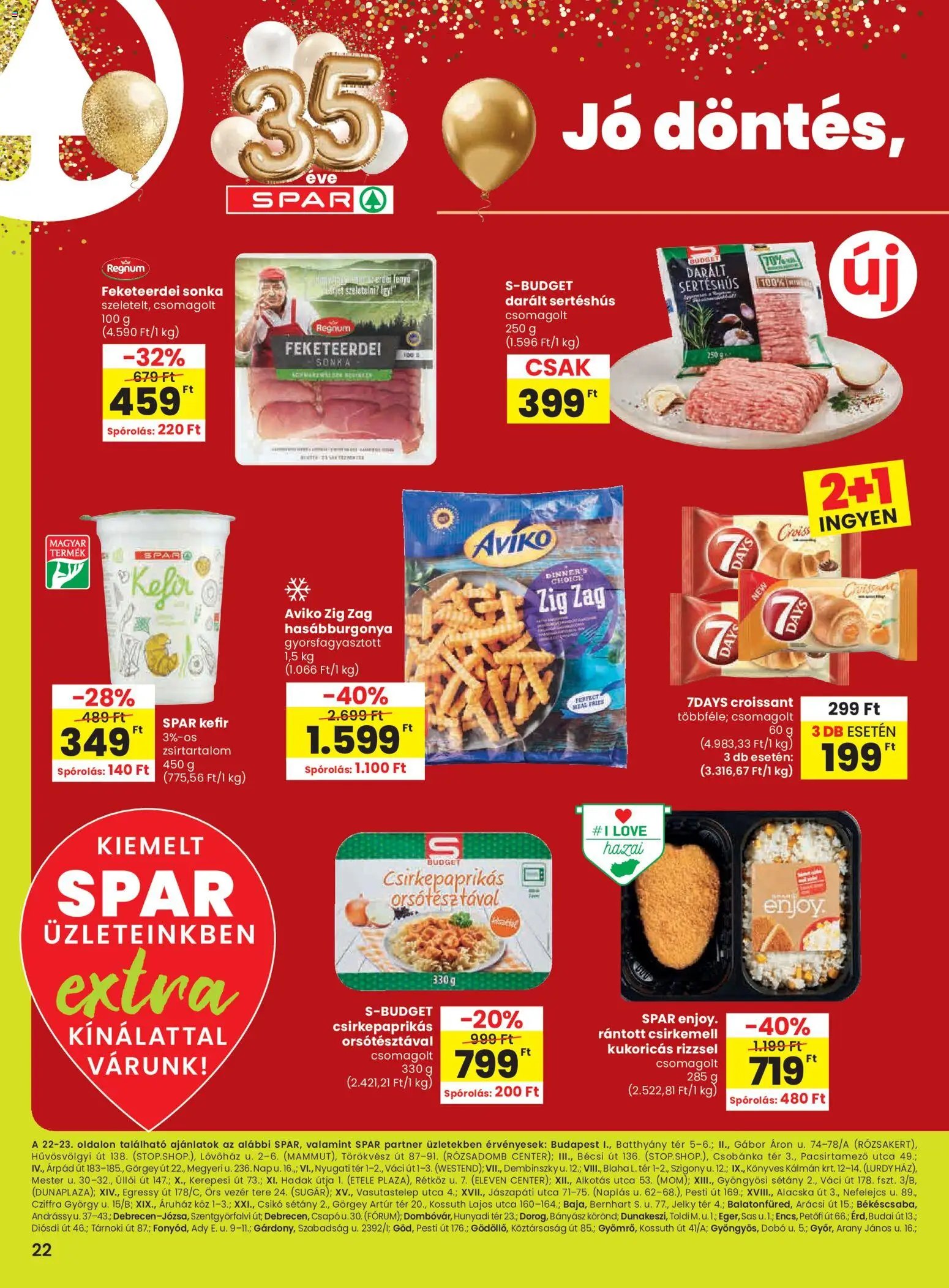 Spar újság 2026.01.29. Extra ajánlat (2026-01-29 - 2026-02-04)