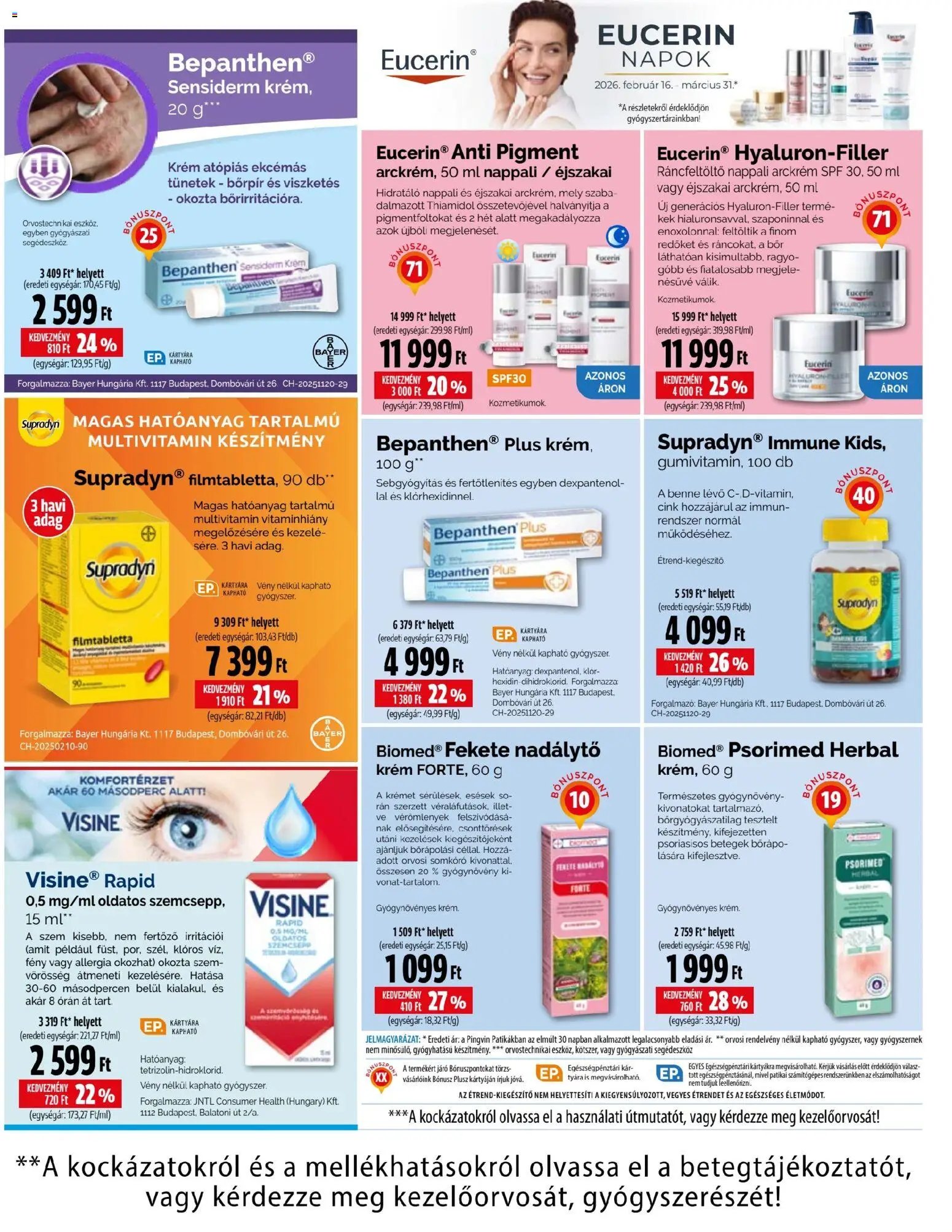 Pingvin Patika újság 2026.03.01. Pingvin Patika akciós újság (2026-03-01 - 2026-03-31)