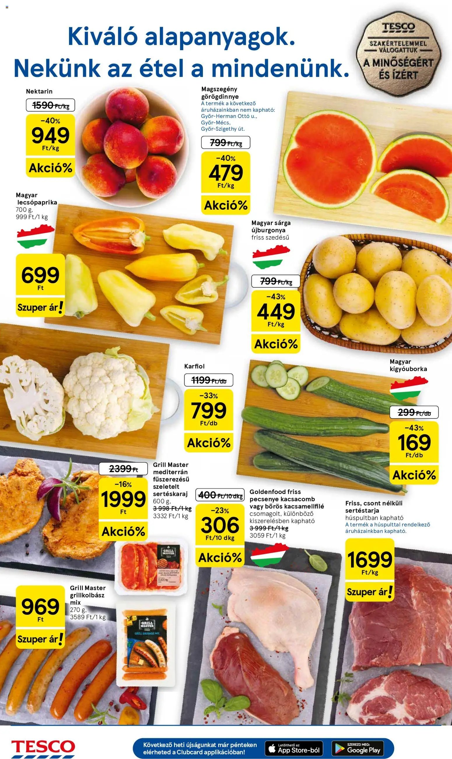 Tesco újság 2026.06.11. Tesco Szupermarket akciós újság