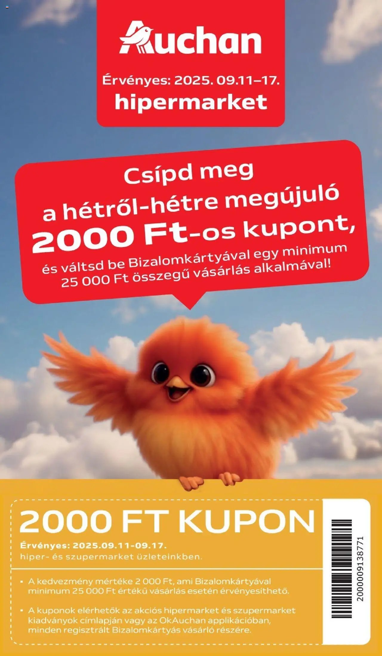 Auchan újság 2025.09.11. Akciós újság Auchan (2025-09-11 - 2025-09-17)