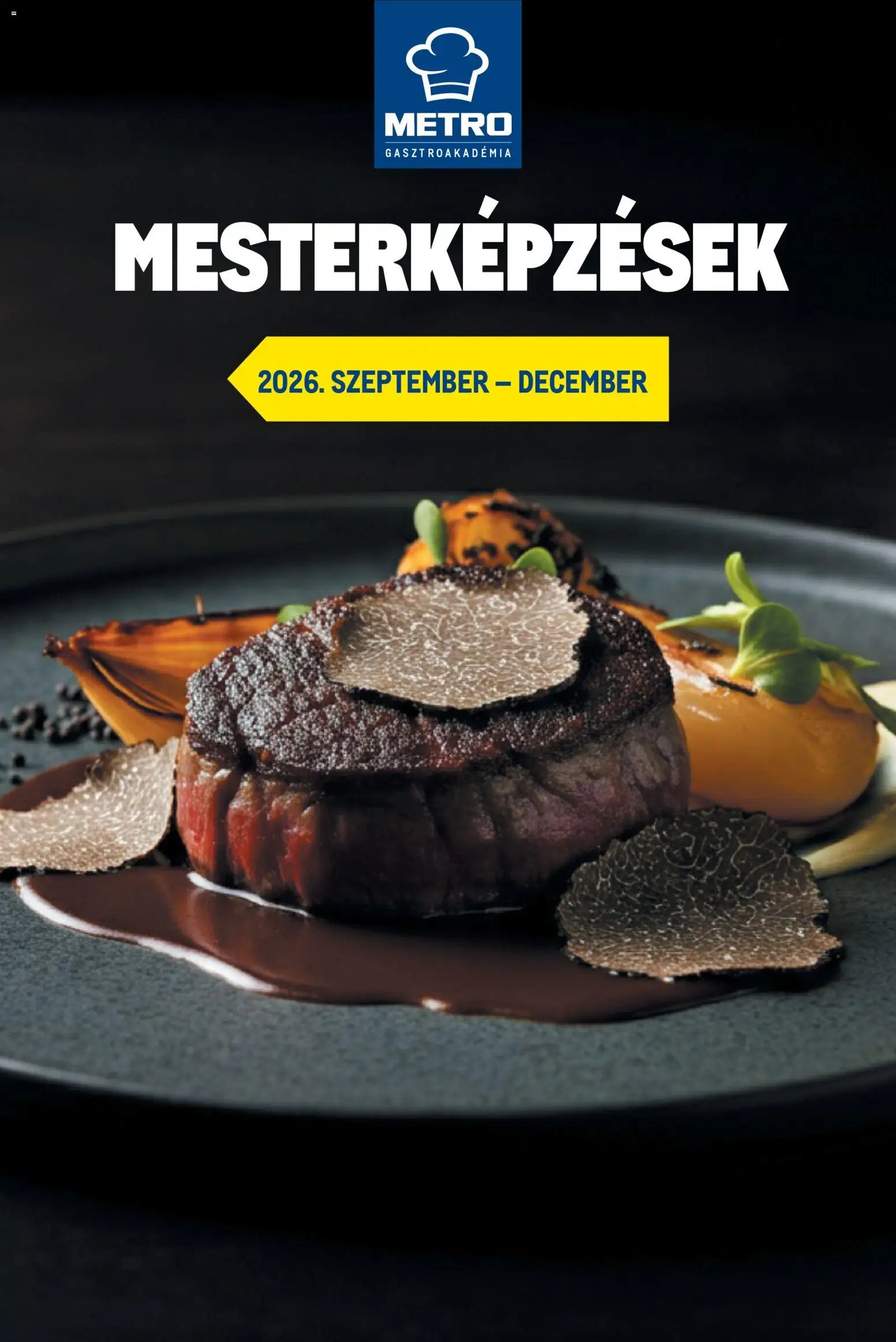 Metro újság 2026.09.28. Metro Gasztroakademia oszi kepzesi naptar