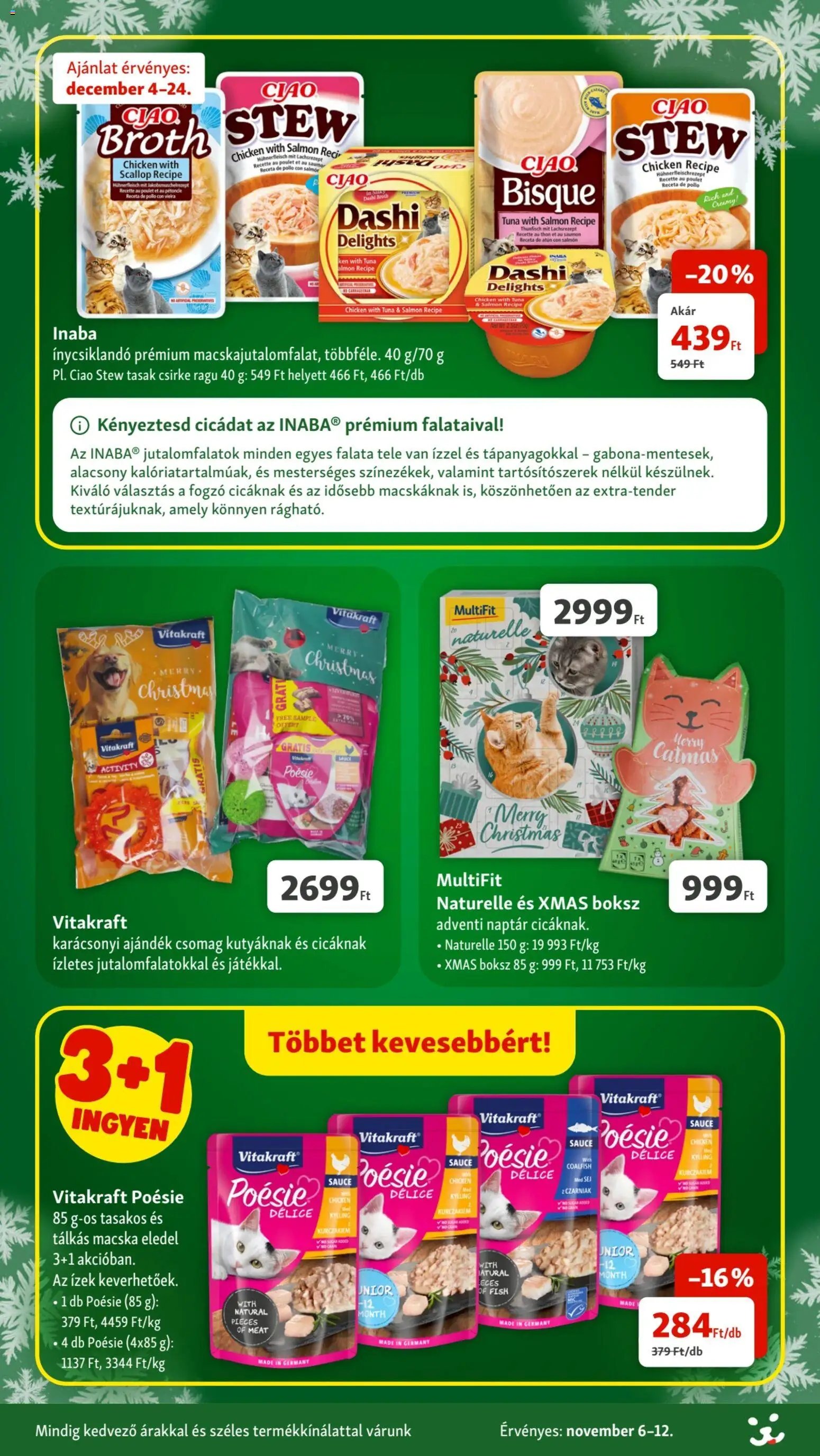 Fressnapf újság 2025.12.04. Akciós újság Fressnapf (2025-12-04 - 2025-12-10)