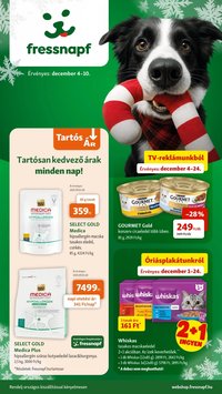 Fressnapf újság 2025.12.04. Akciós újság Fressnapf (2025-12-04 - 2025-12-10)