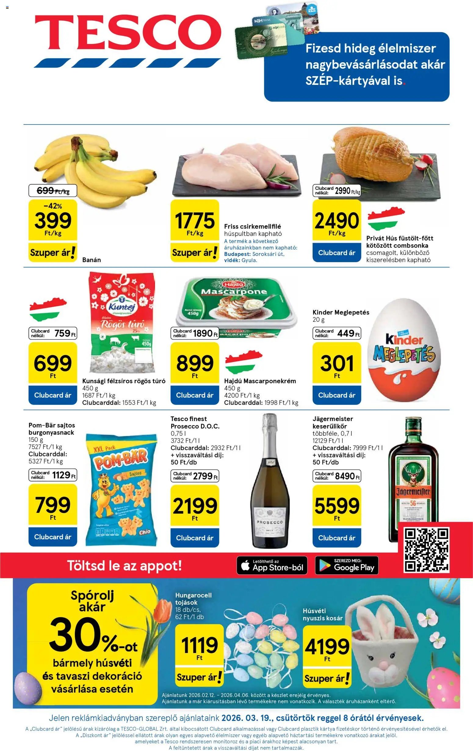 Tesco újság 2026.03.19. Tesco aktuális akciós újság (2026-03-19 - 2026-03-25)