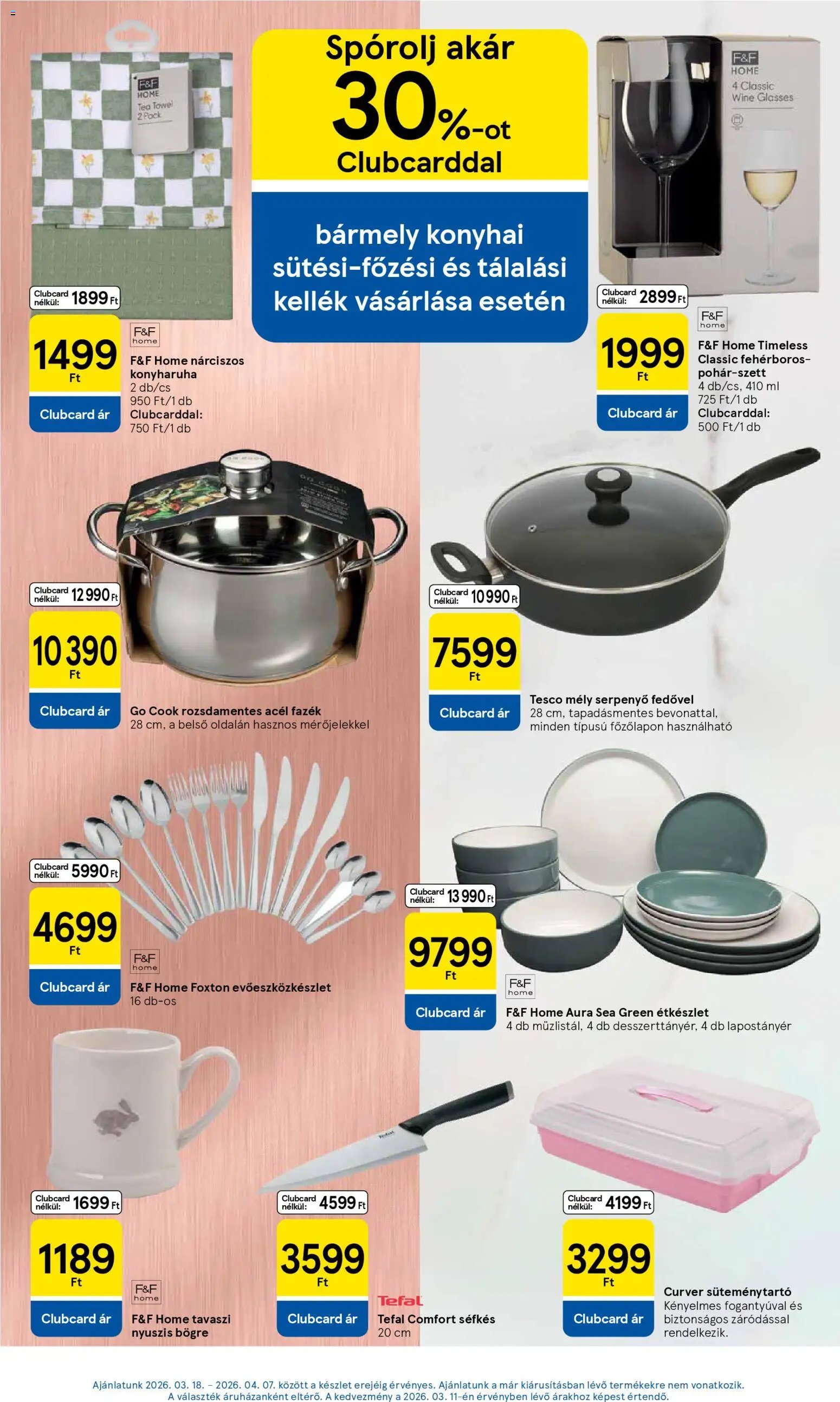 Tesco újság 2026.03.19. Tesco aktuális akciós újság (2026-03-19 - 2026-03-25)