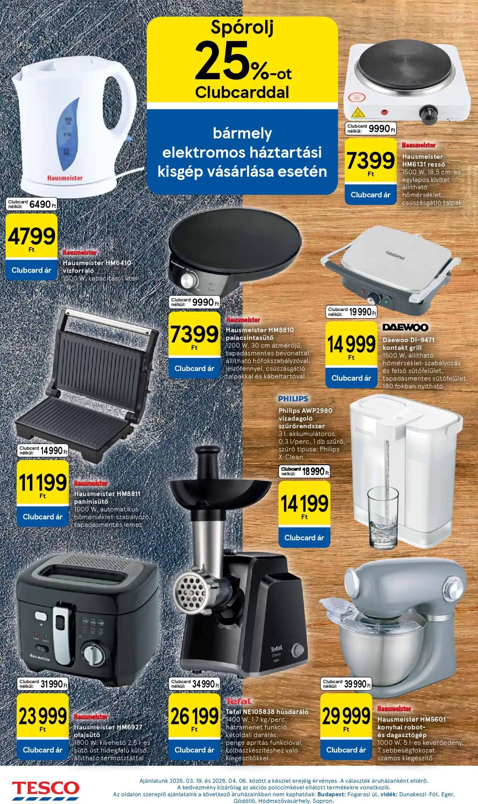 Tesco újság 2026.03.19. Tesco aktuális akciós újság (2026-03-19 - 2026-03-25)