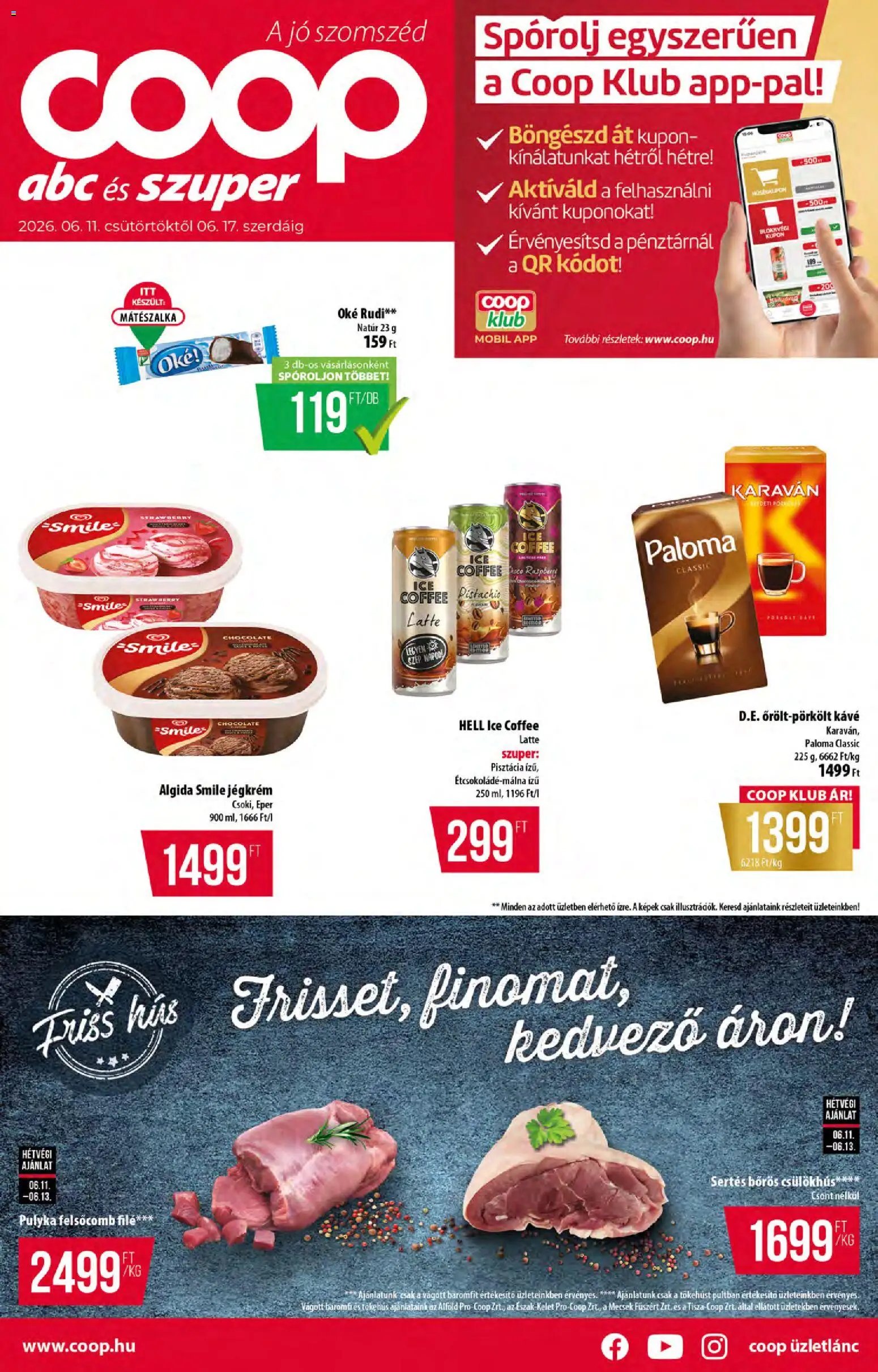 COOP újság 2026.06.11. COOP akciós újság