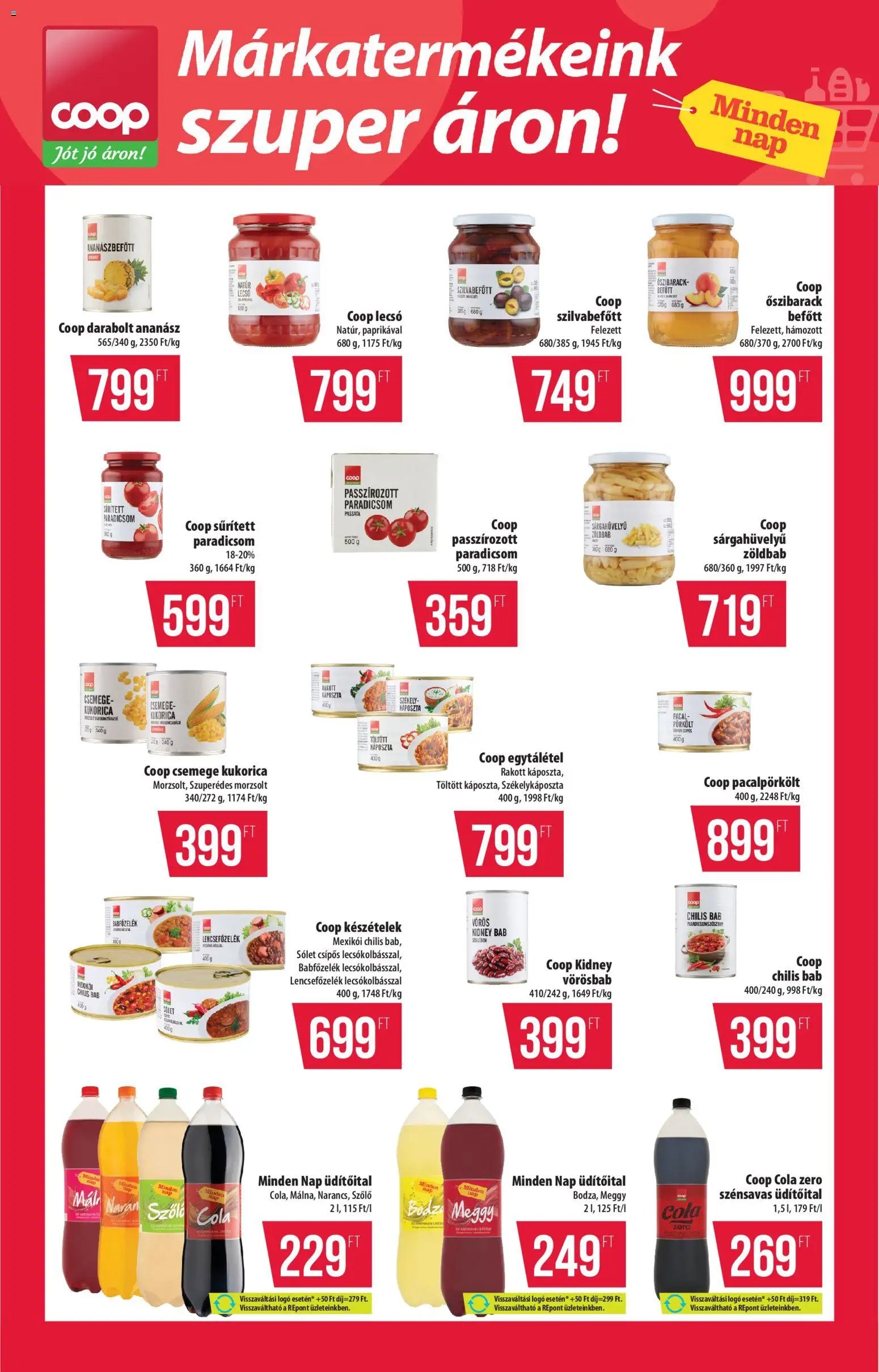 COOP újság 2026.06.11. COOP akciós újság