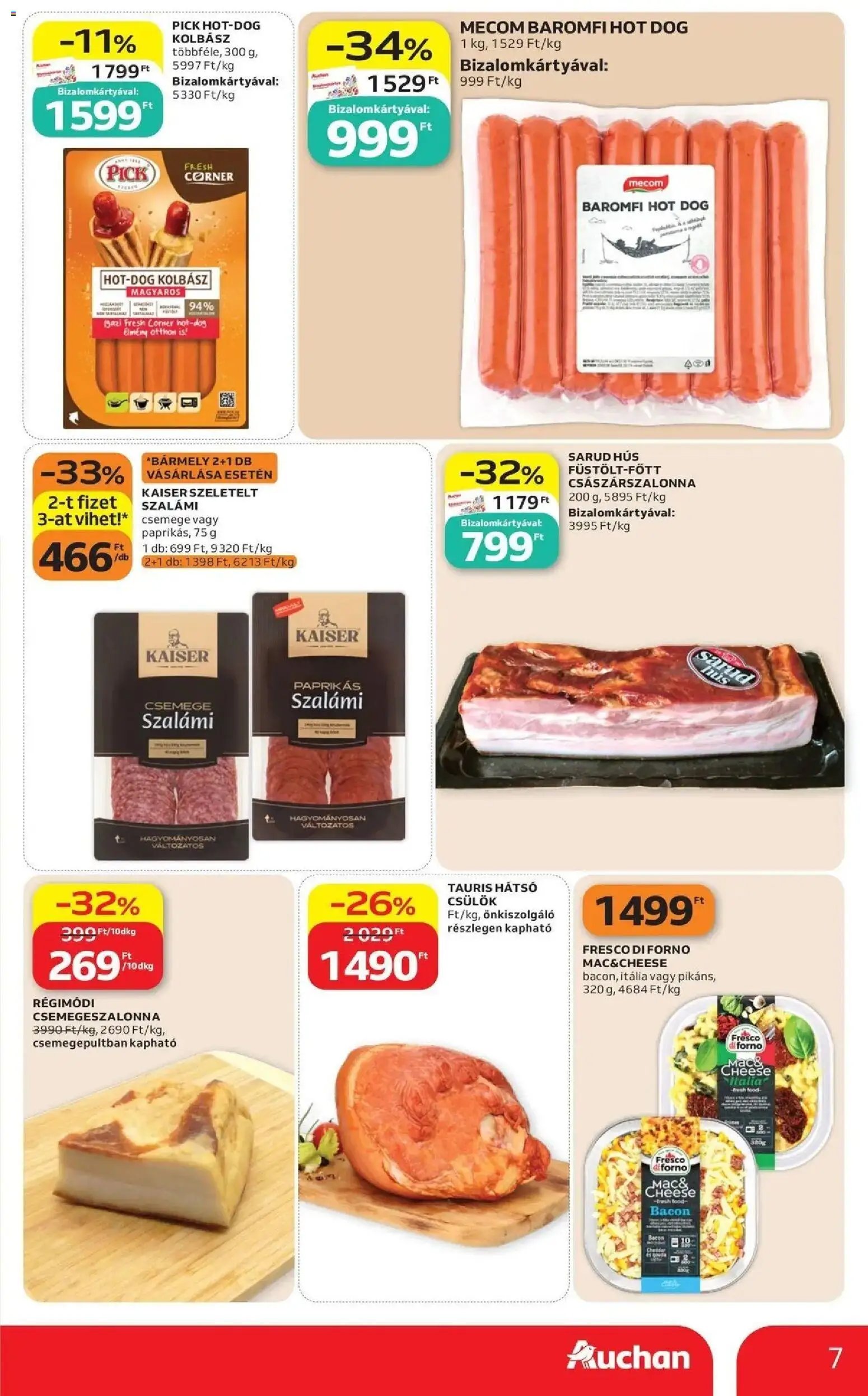 Auchan akciós újság Miskolc 2026.10.29. - lapozható formában szórólap ✳️
