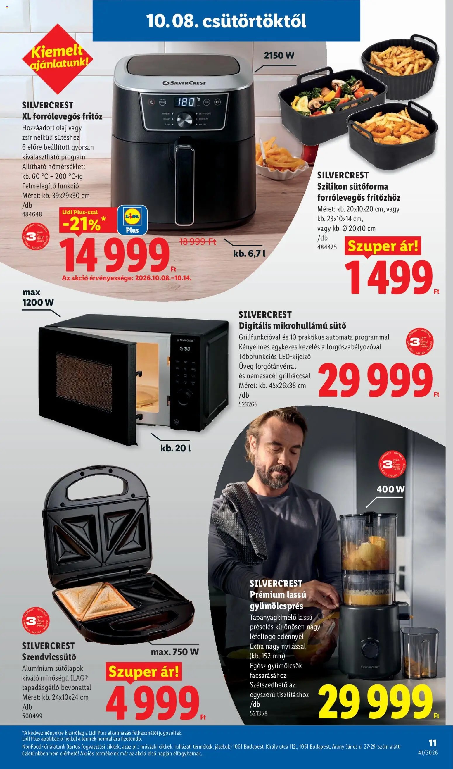 Lidl újság 2026.10.08. Lidl Nonfood kínálatunk
