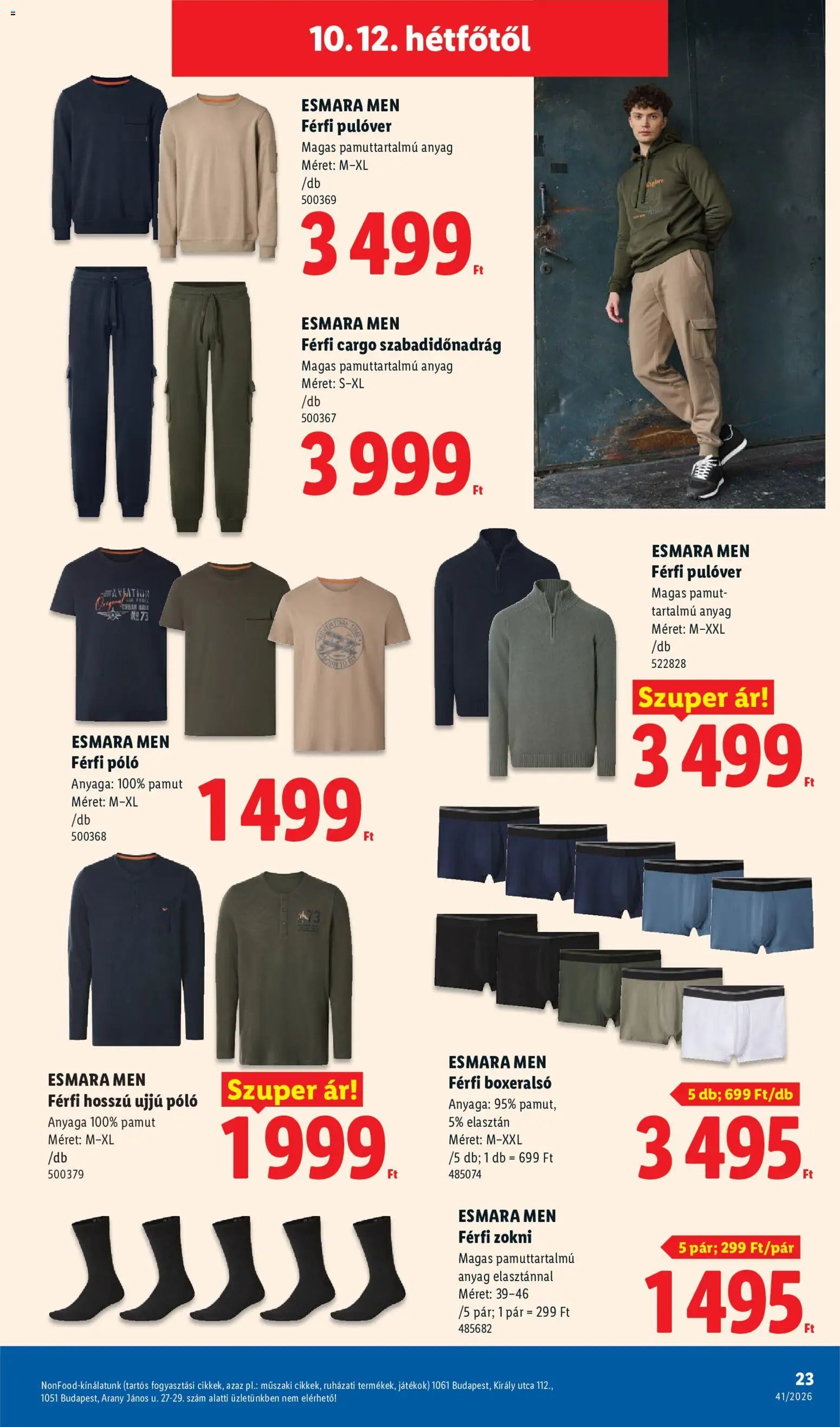 Lidl újság 2026.10.08. Lidl Nonfood kínálatunk