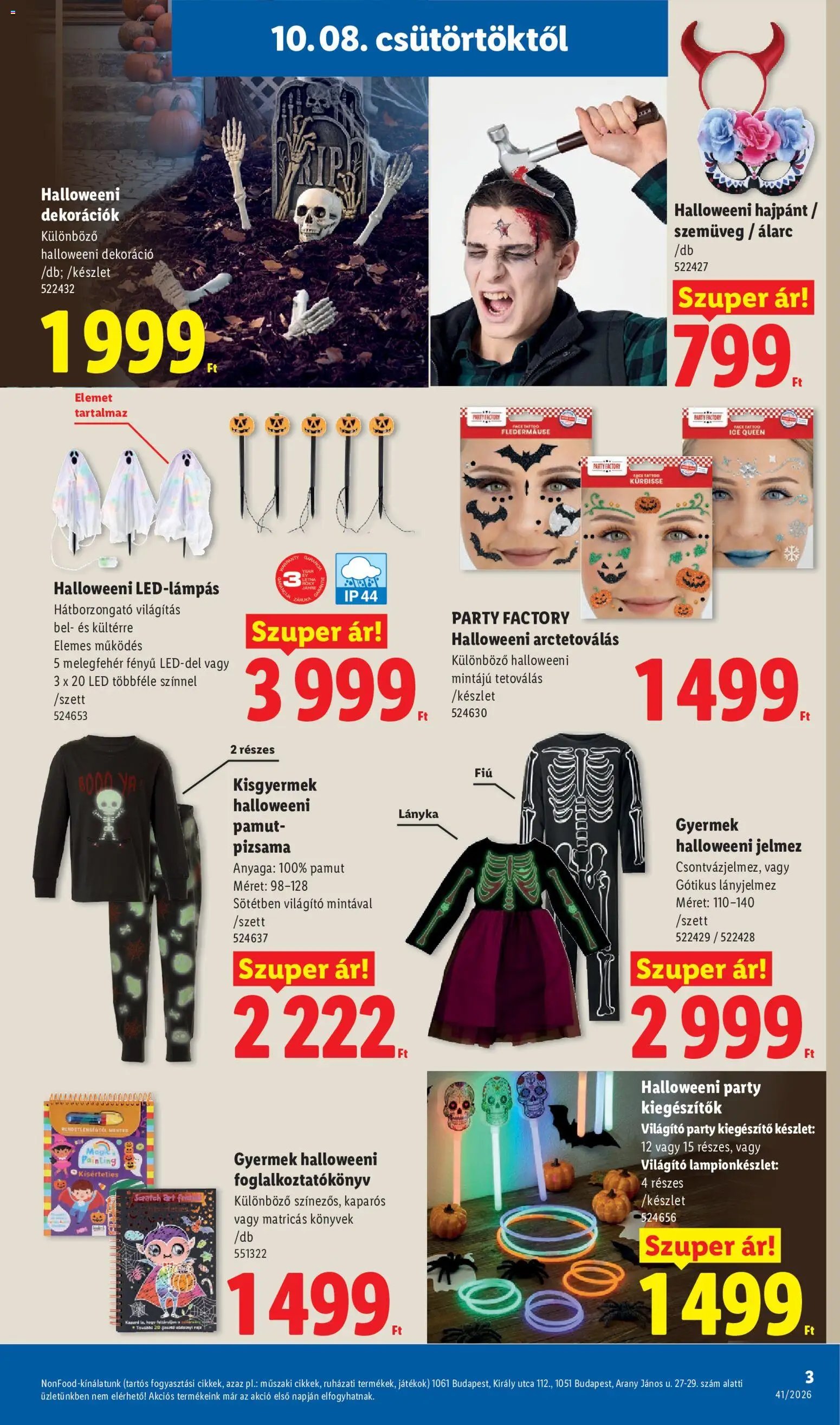 Lidl újság 2026.10.08. Lidl Nonfood kínálatunk