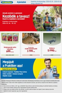 Praktiker újság 2026.02.26. Praktiker akciós újság (2026-02-26 - 2026-03-30)