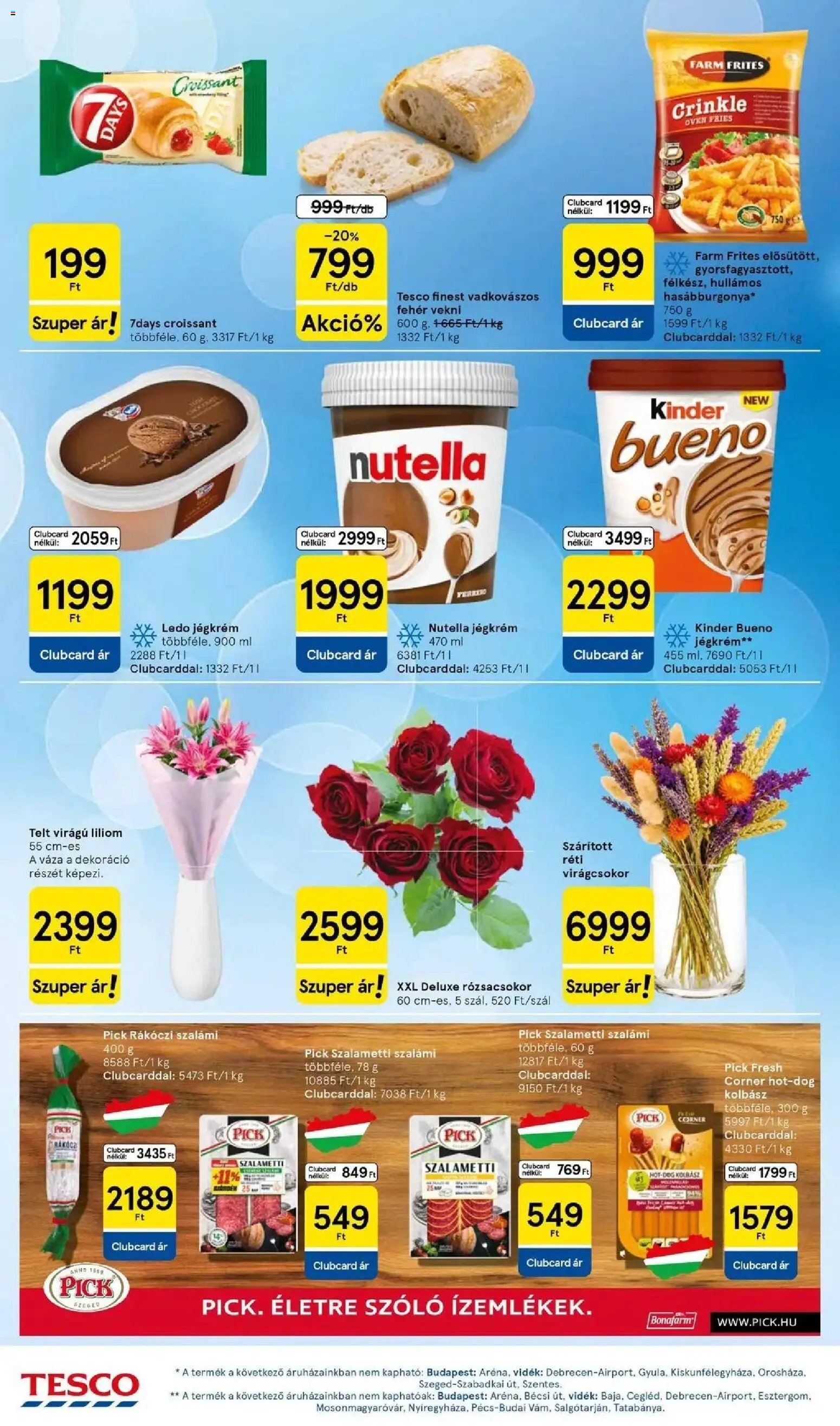 Tesco újság 2026.08.13. Tesco akciós újság
