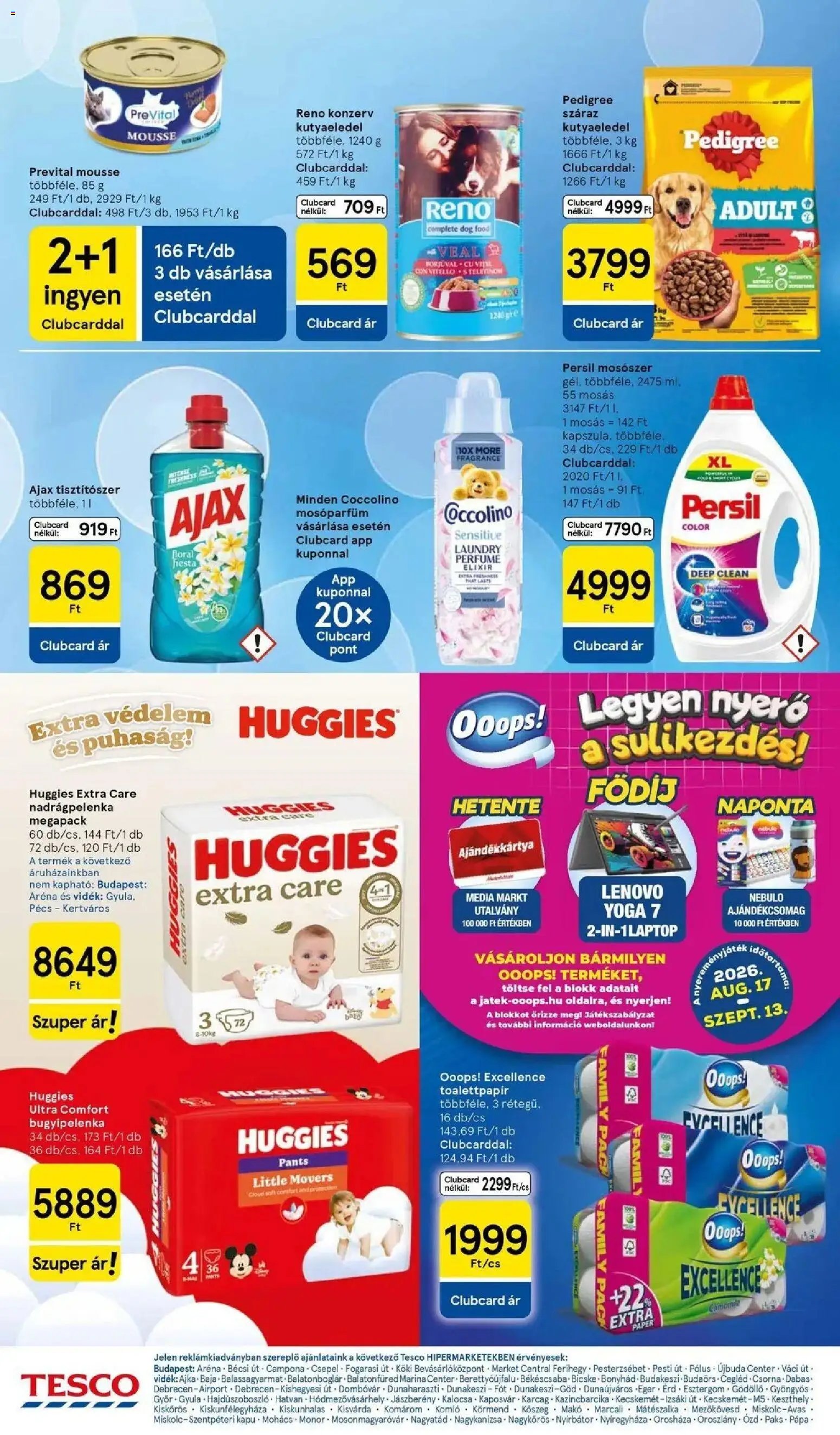 Tesco újság 2026.08.13. Tesco akciós újság
