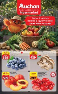 Auchan újság 2026.08.13. Auchan Zöldség Gyümölcs ajánlatok
