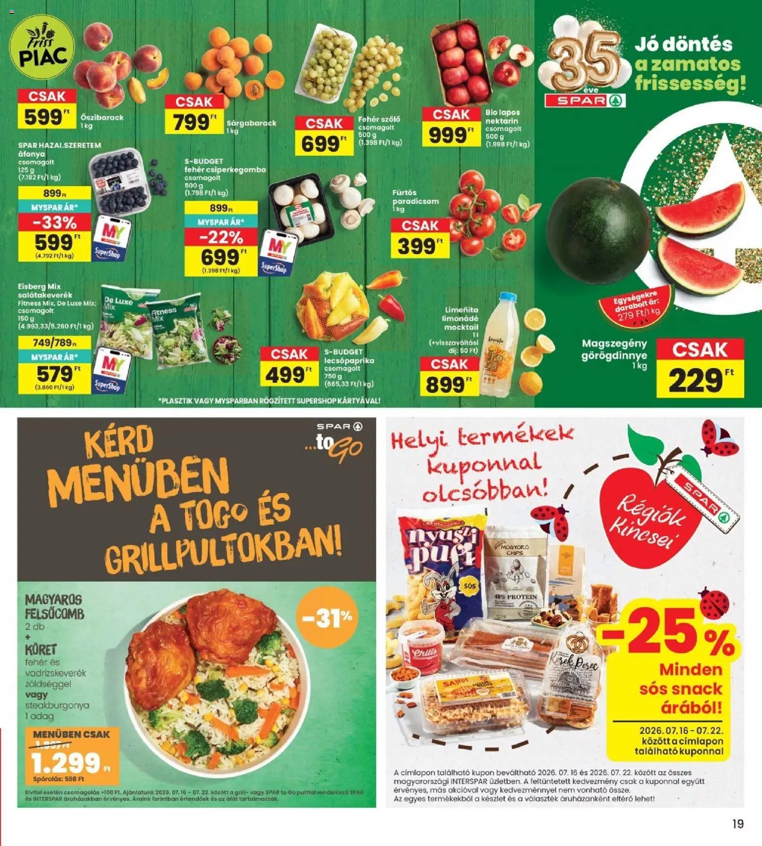 Interspar újság 2026.07.16. Interspar akciós újság
