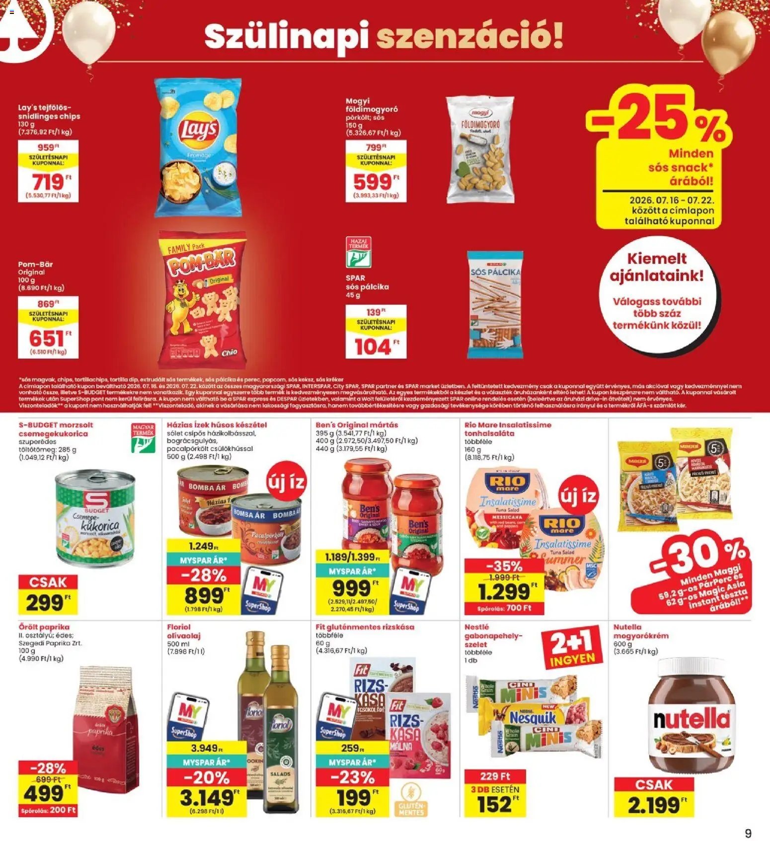 Interspar újság 2026.07.16. Interspar akciós újság