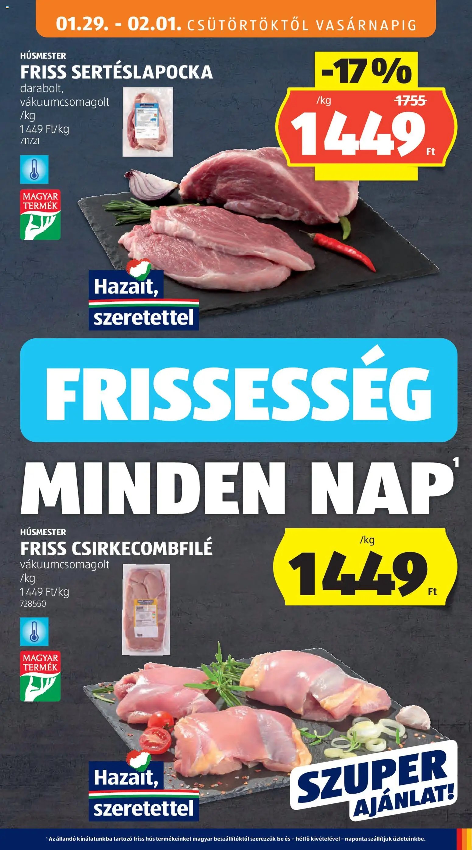 Aldi újság 2026.01.29. Akciós újság Aldi (2026-01-29 - 2026-02-04)