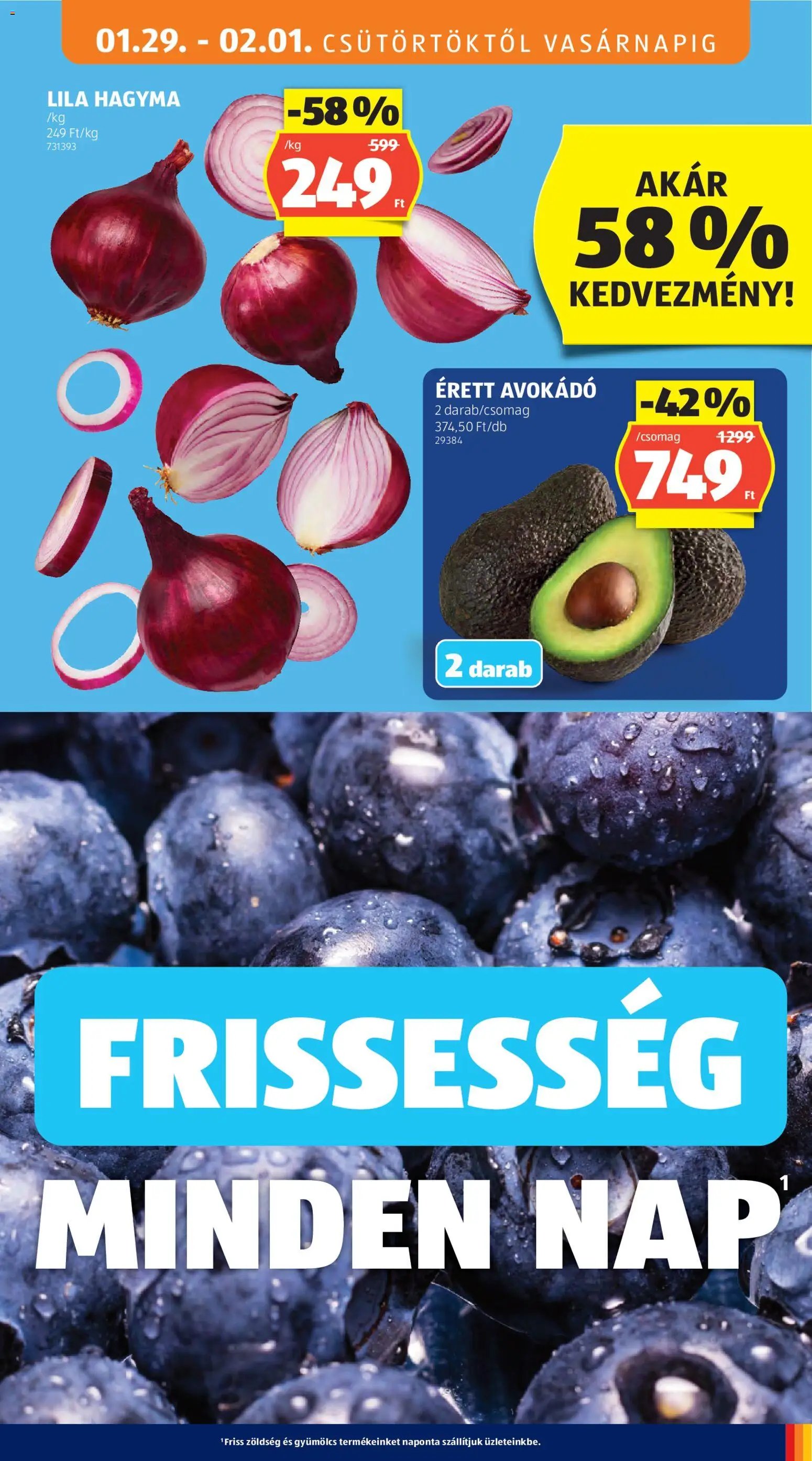 Aldi újság 2026.01.29. Akciós újság Aldi (2026-01-29 - 2026-02-04)