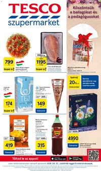 Tesco újság 2026.04.23. Tesco Szupermarket akciós újság (2026-04-23 - 2026-04-29)