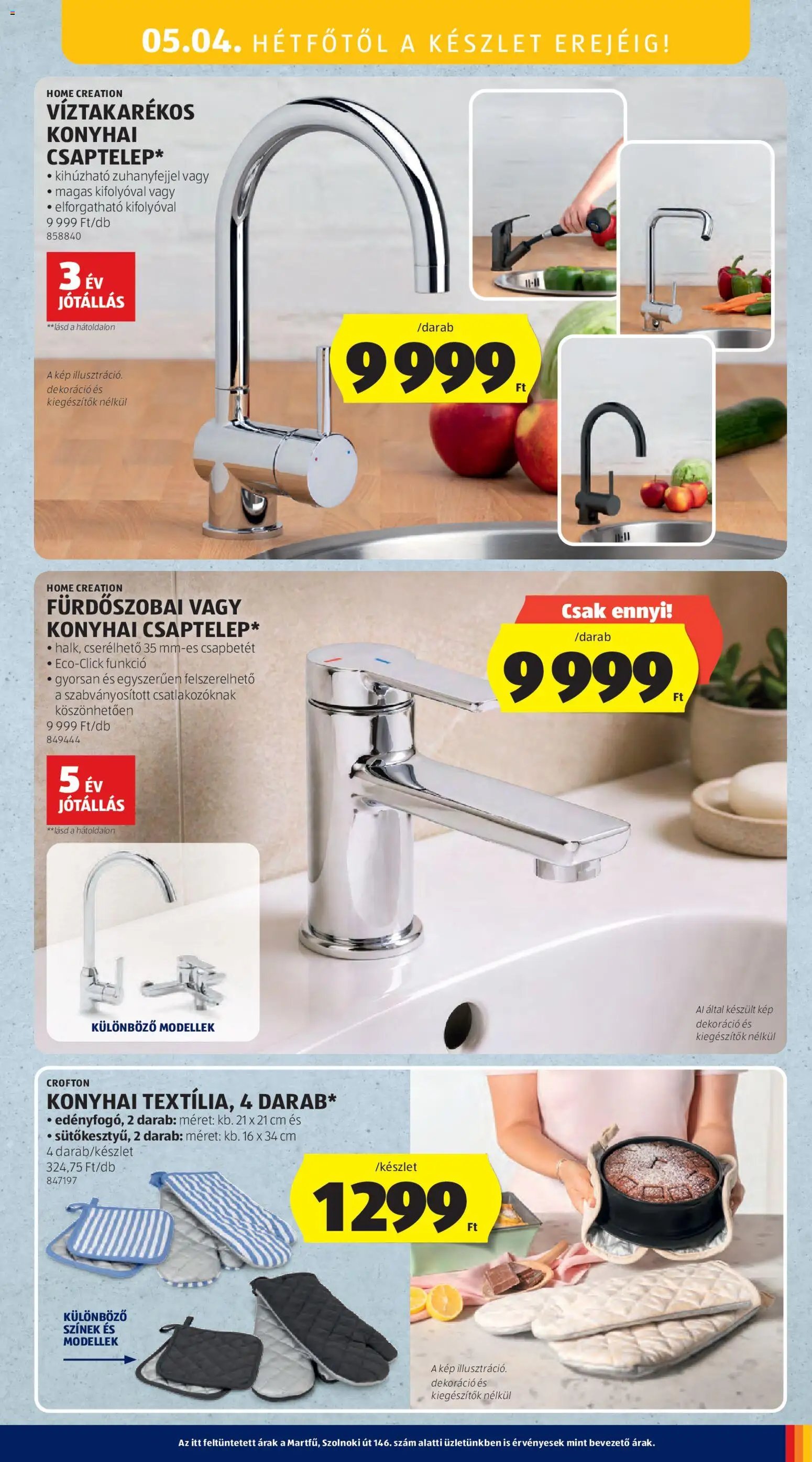 Aldi újság 2026.04.30. Aldi Középső sor termékei (2026-04-30 - 2026-05-06)