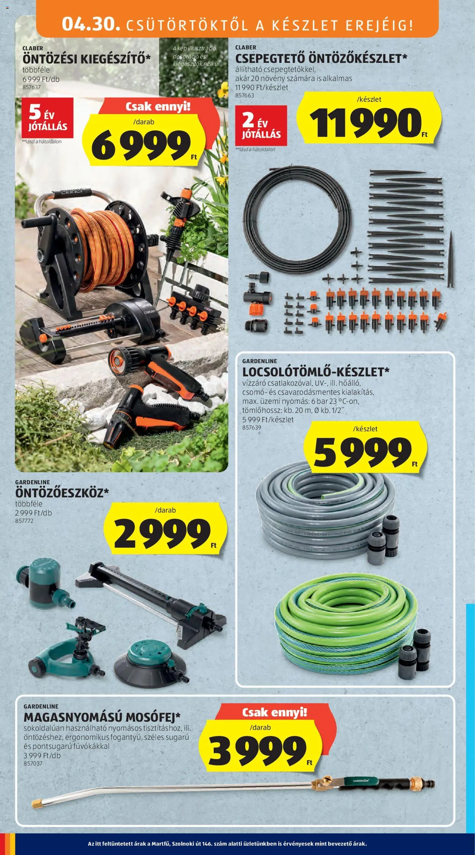 Aldi újság 2026.04.30. Aldi Középső sor termékei (2026-04-30 - 2026-05-06)