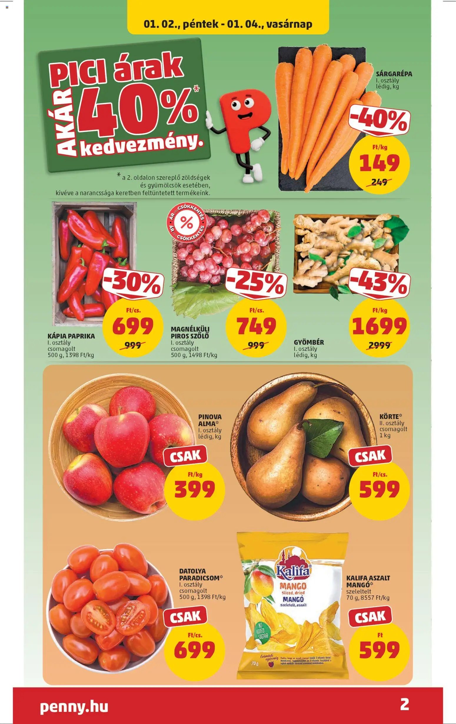 PENNY újság 2026.01.02. Akciós újság PENNY (2026-01-02 - 2026-01-07)
