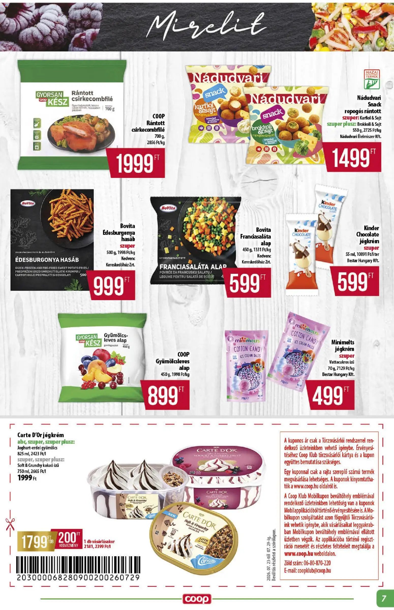 COOP újság 2026.07.23. COOP - Abc & szuper / Alföld Pro-Coop Zrt.