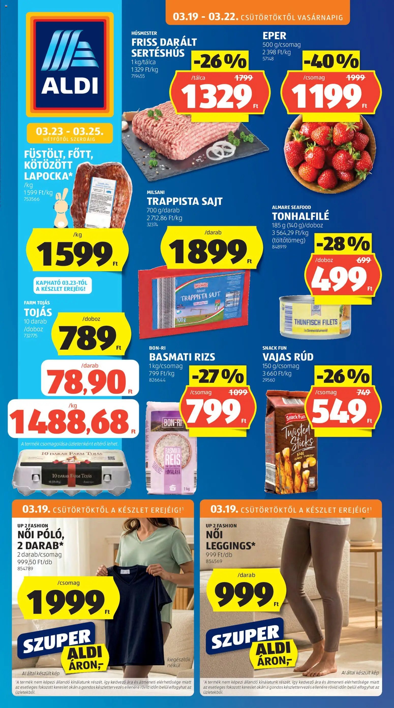 Aldi újság 2026.03.19. Aldi akciós újság (2026-03-19 - 2026-03-25)