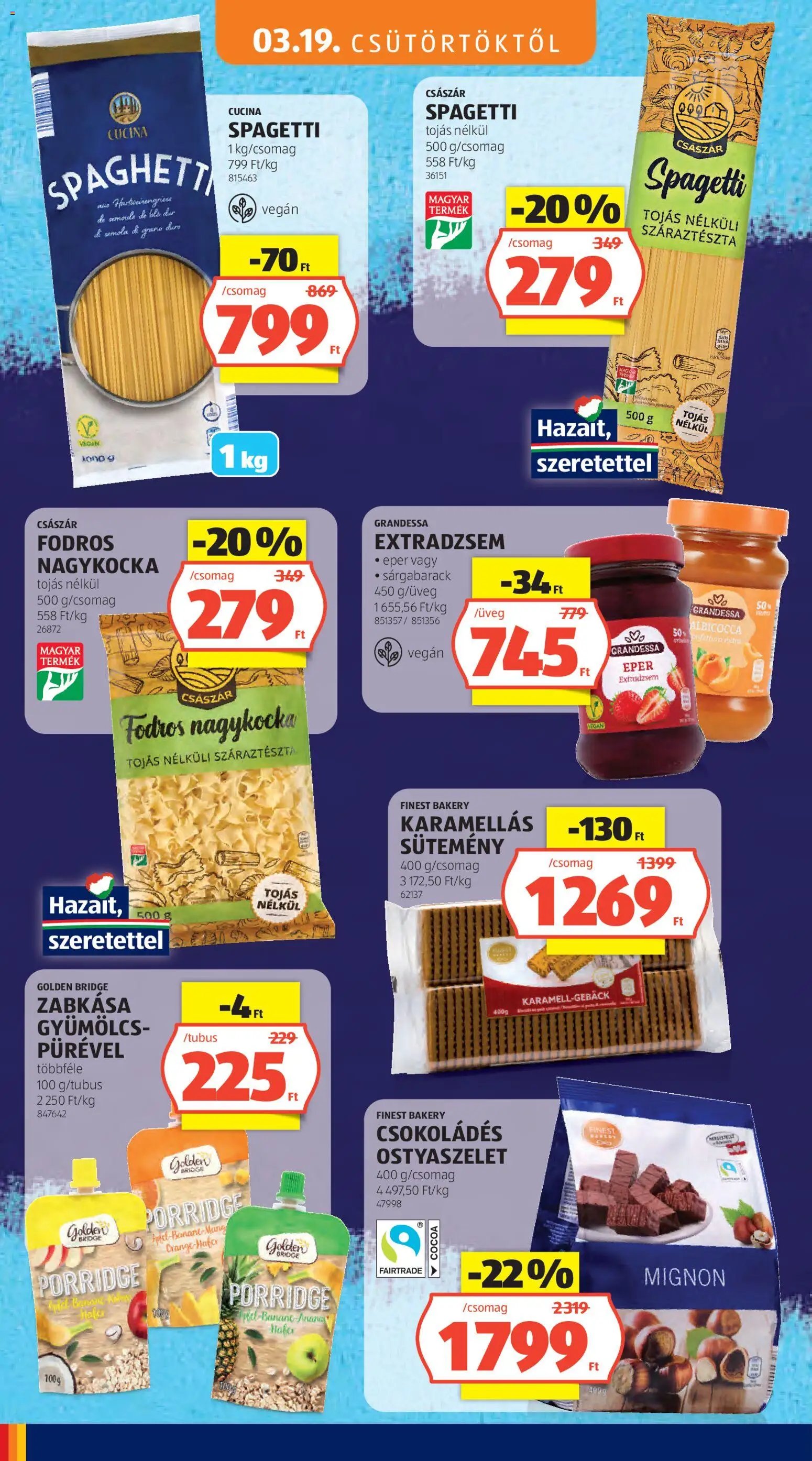 Aldi újság 2026.03.19. Aldi akciós újság (2026-03-19 - 2026-03-25)
