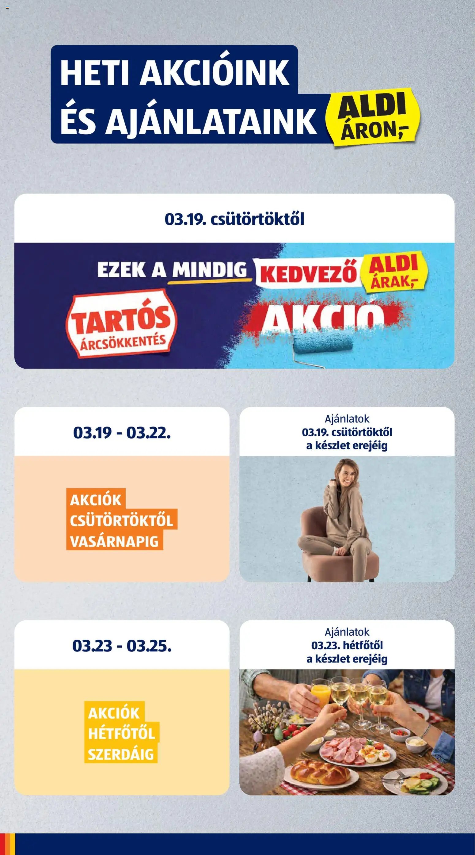 Aldi újság 2026.03.19. Aldi akciós újság (2026-03-19 - 2026-03-25)
