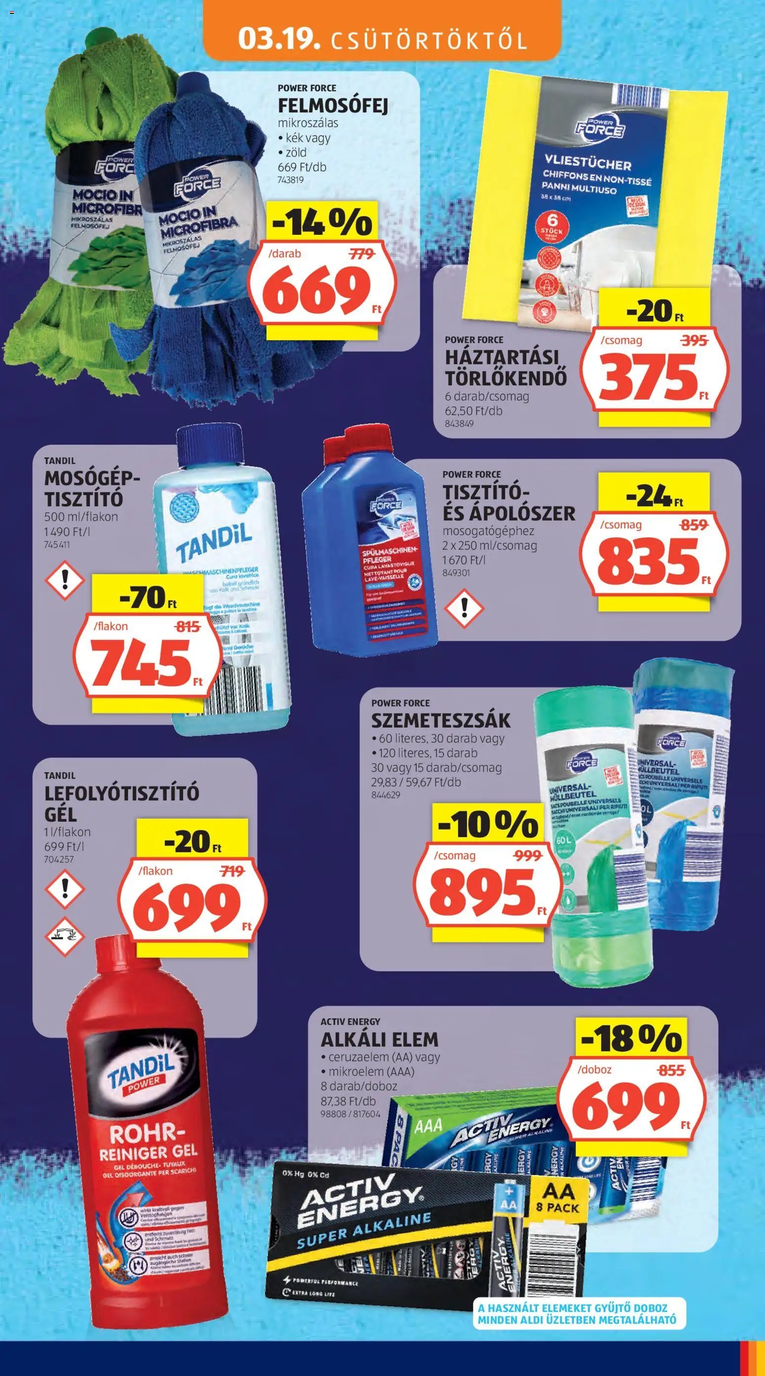 Aldi újság 2026.03.19. Aldi akciós újság (2026-03-19 - 2026-03-25)