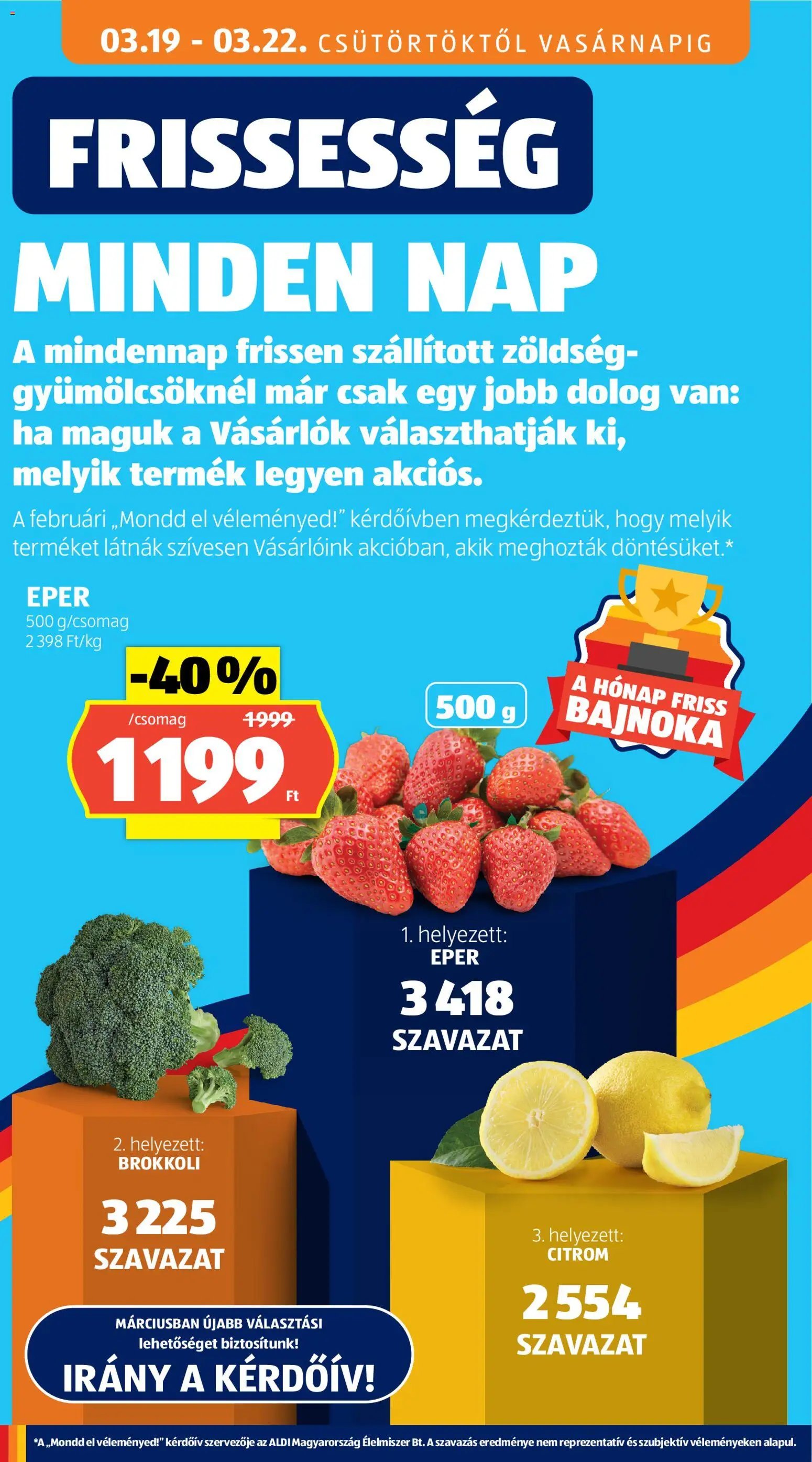Aldi újság 2026.03.19. Aldi akciós újság (2026-03-19 - 2026-03-25)