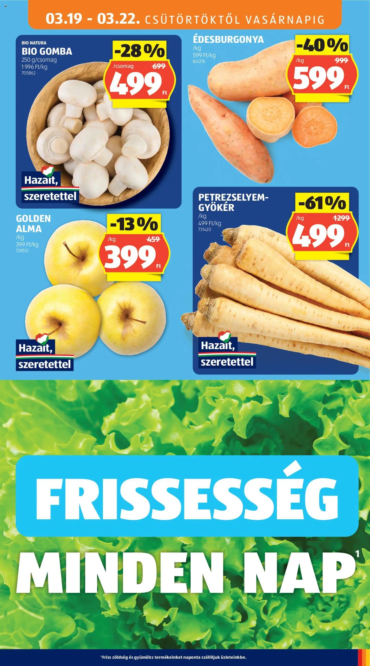 Aldi újság 2026.03.19. Aldi akciós újság (2026-03-19 - 2026-03-25)